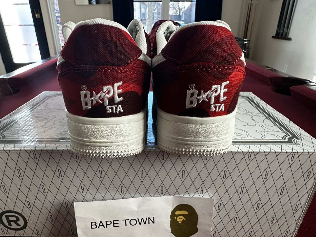 Bape COLOR CAMO BAPE STA LOW (RED) Size US 8.5 / EU 41-42 - 4 Thumbnail