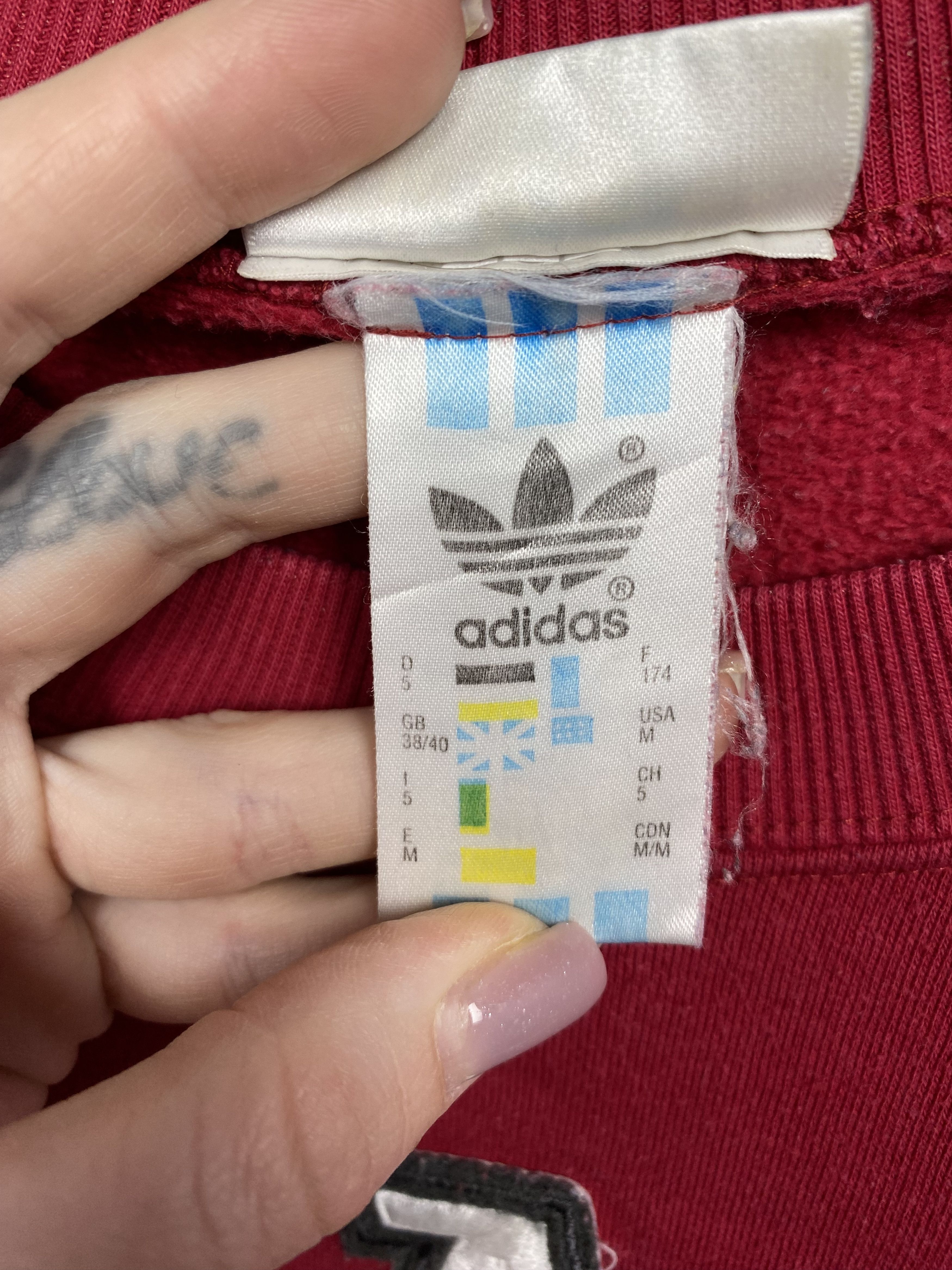 Adidas × Vintage Adidas Athletic 90s Vintage Mens Sweatshirt Size US M / EU 48-50 / 2 - 5 Thumbnail