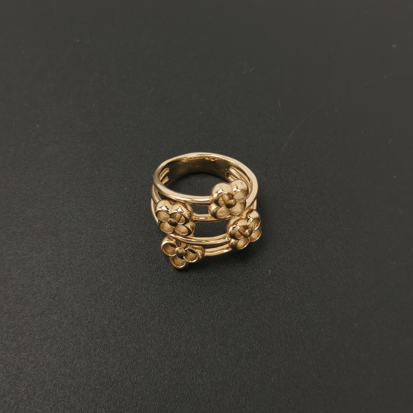 Louis Vuitton Louis Vuitton (LV) Floral Ring Size 10 -z2505 Size ONE SIZE - 6 Thumbnail