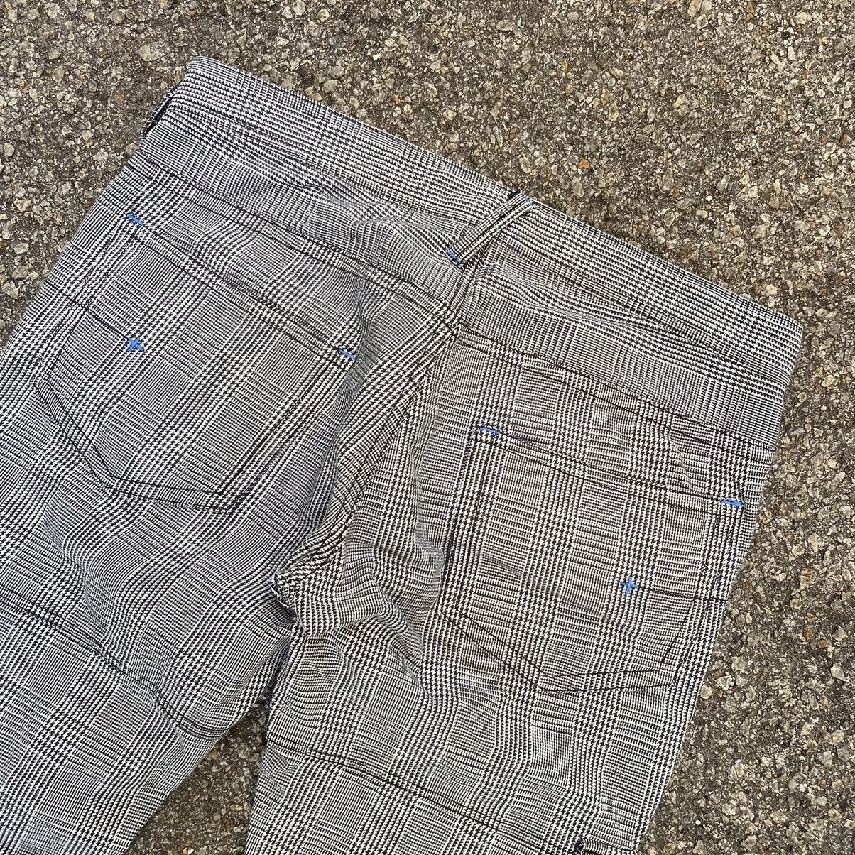 Japanese Brand Hiromichi Nakano Multi Pocket Checkered Cargo Bush Pants Size US 31 - 7 Thumbnail
