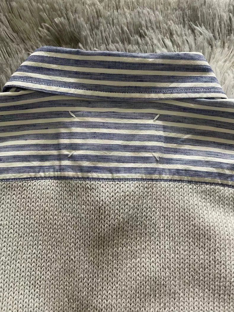 Maison Margiela Maison Margiela Striped Mix Shirt Sweater Combo-2507 Size US M / EU 48-50 / 2 - 5 Thumbnail