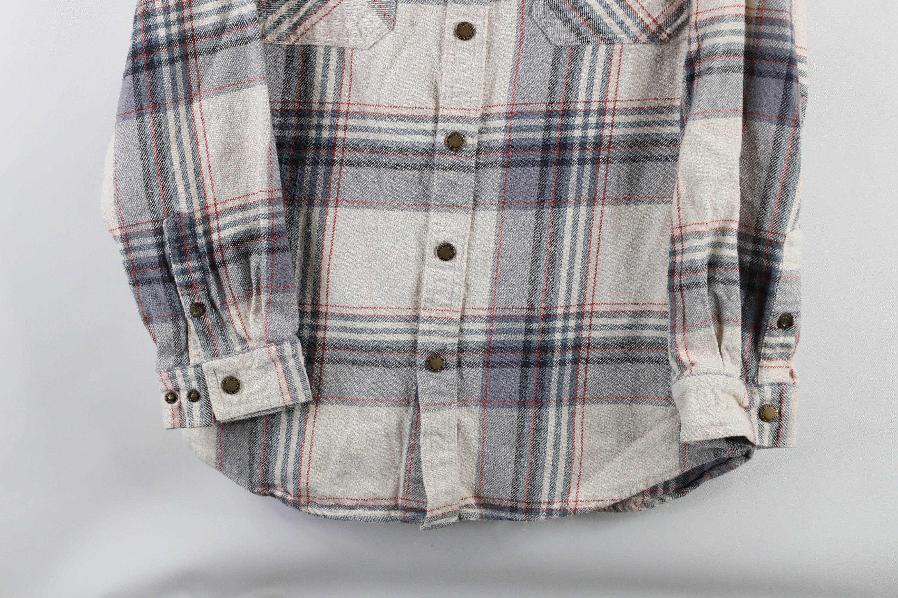 Vintage Vintage 90s Streetwear Heavyweight Flannel Snap Button Shirt Size US M / EU 48-50 / 2 - 3 Thumbnail