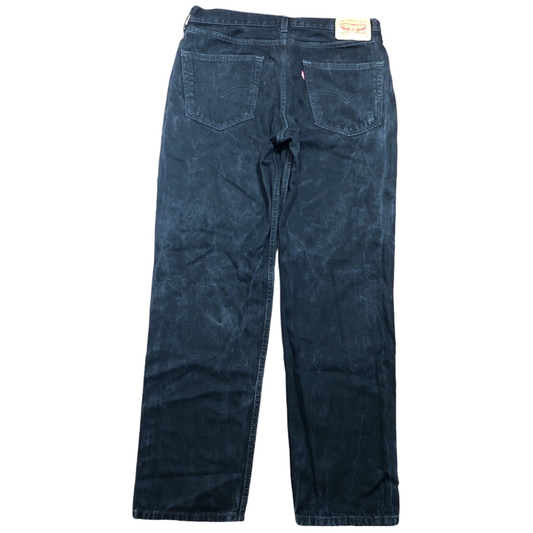 Levi's VINTAGE Levi's Jeans 550 Mens 34x32 Black Denim Tapered 80s 90s Grunge Casual Mens Size US 34 / EU 50 - 2 Thumbnail