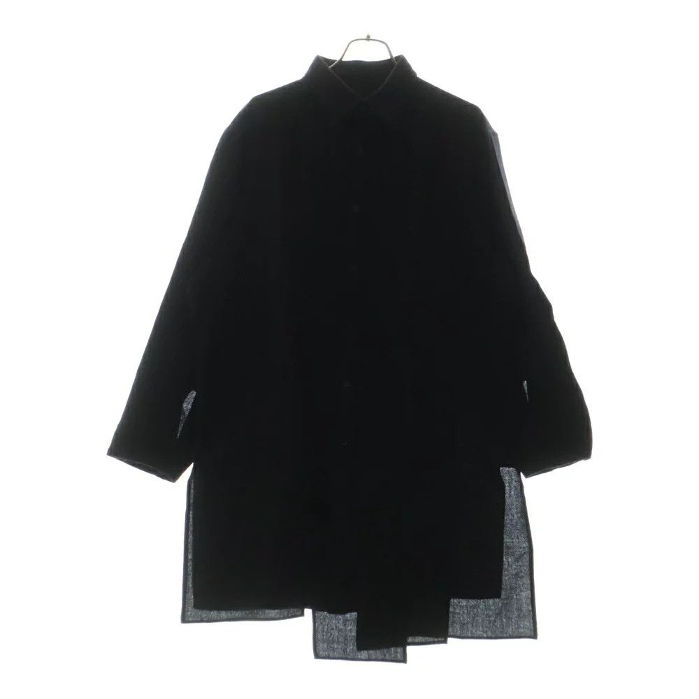 Yohji Yamamoto Yohji Yamamoto POUR HOMME //24AW Docking Long Sleeve Shirt Size US M / EU 48-50 / 2 - 1 Thumbnail