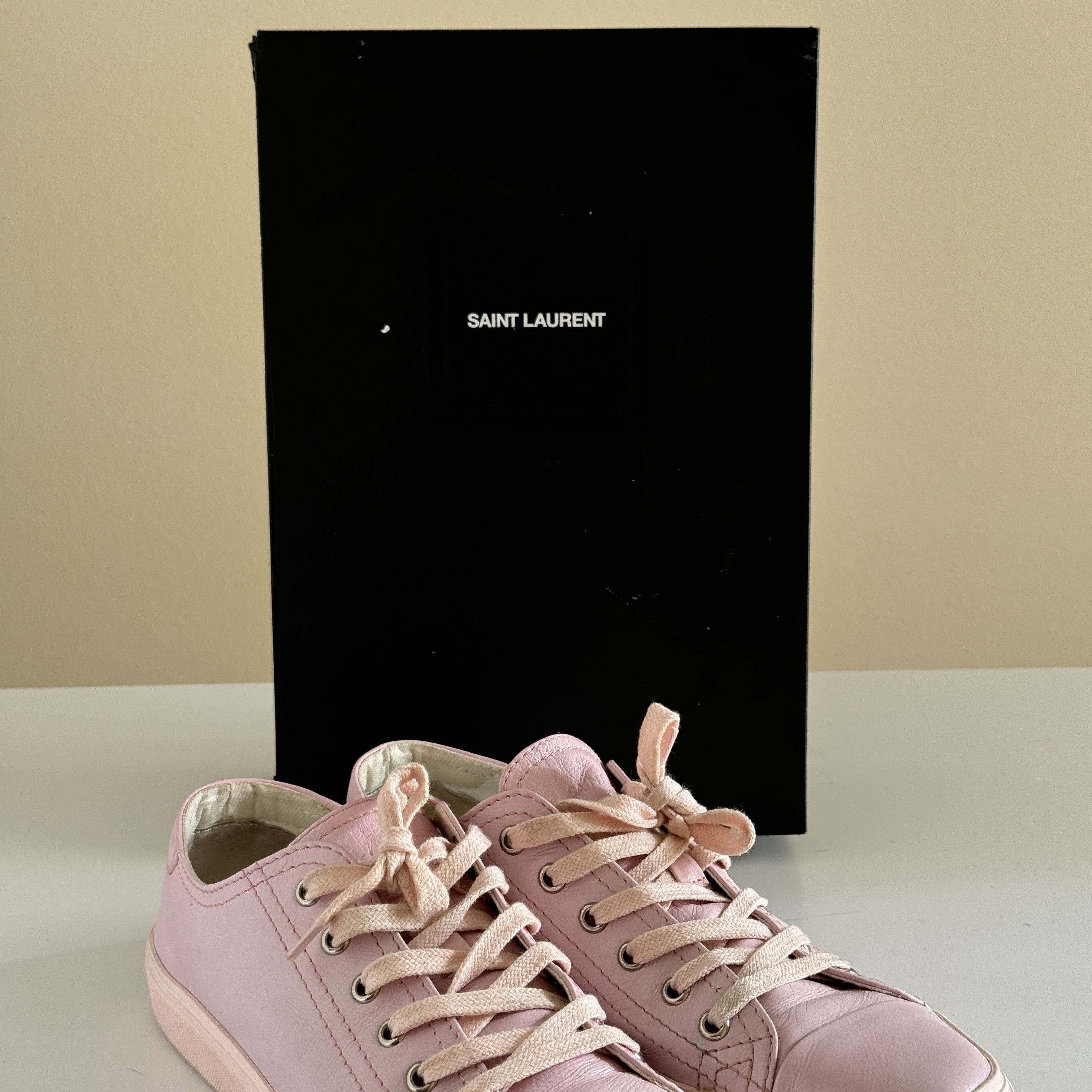 Saint Laurent Paris Saint Laurent Bedford Sneaker shoe Pink sz US 8.5 women Size US 8.5 / IT 38.5 - 2 Thumbnail
