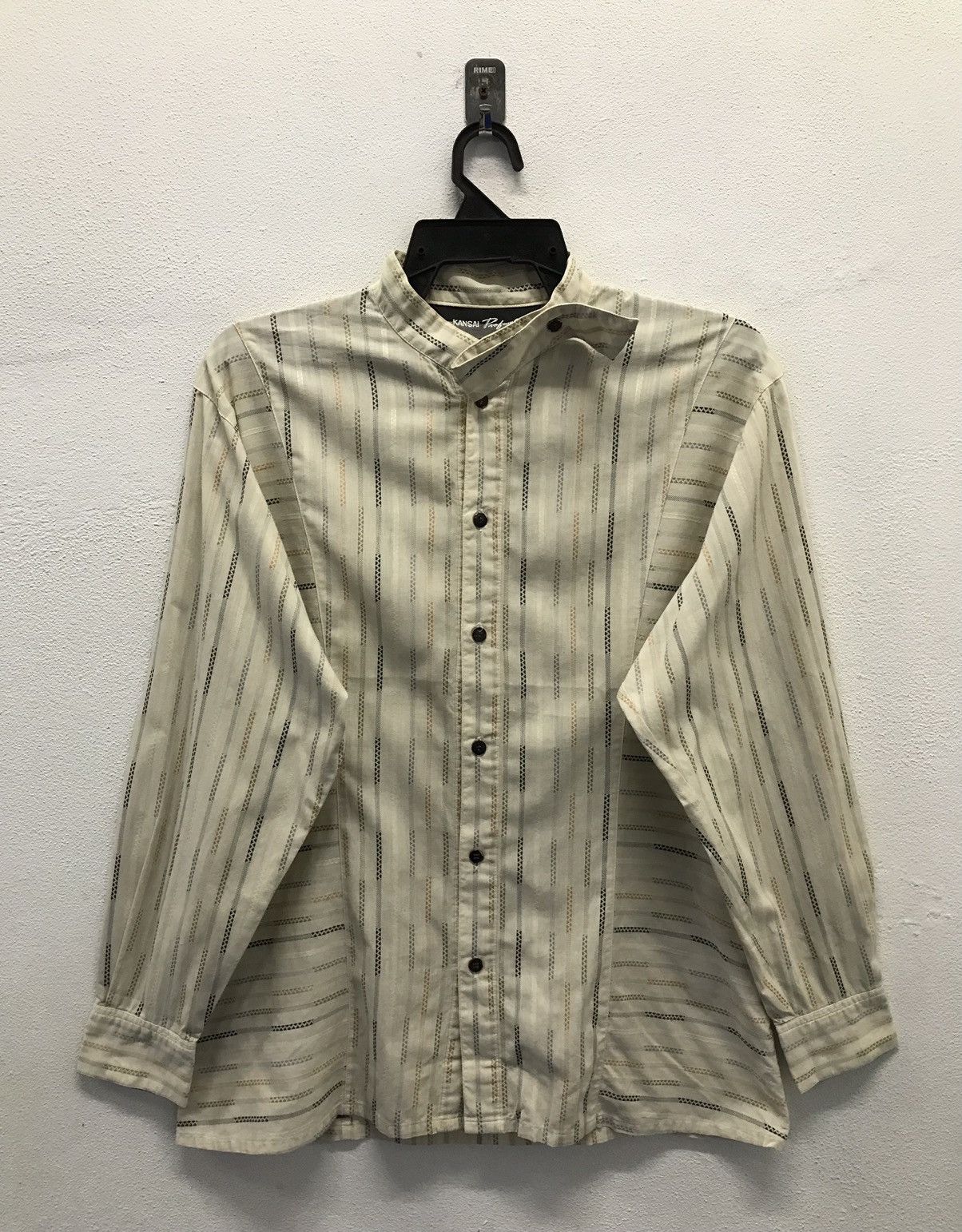 Vintage Kansai Profumo Long Sleeve Shirt Button Up