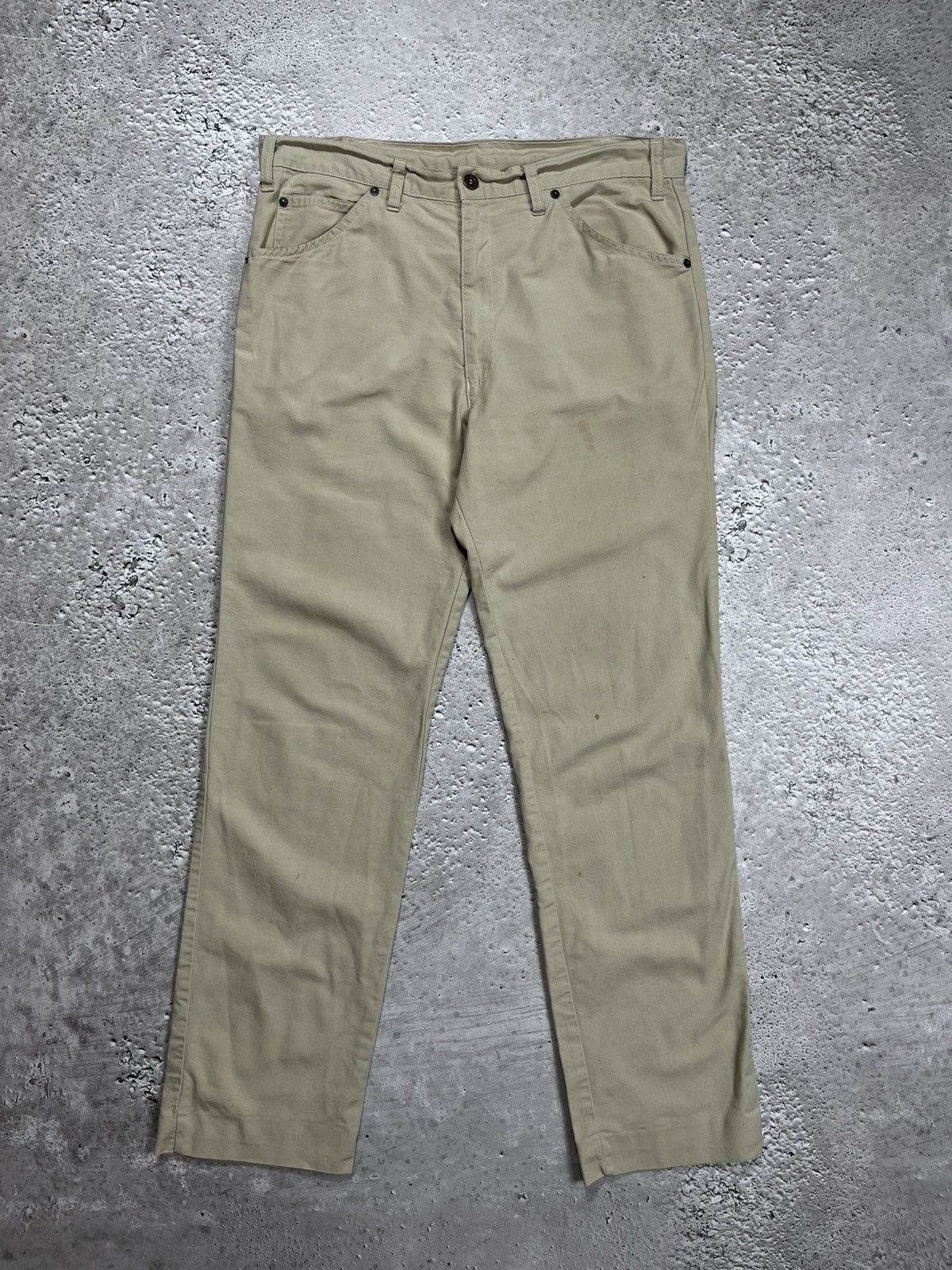 Levi's Vintage Levi’s 631 Beige Pants Made in Italy W36 L36 Size US 36 / EU 52 - 9 Thumbnail