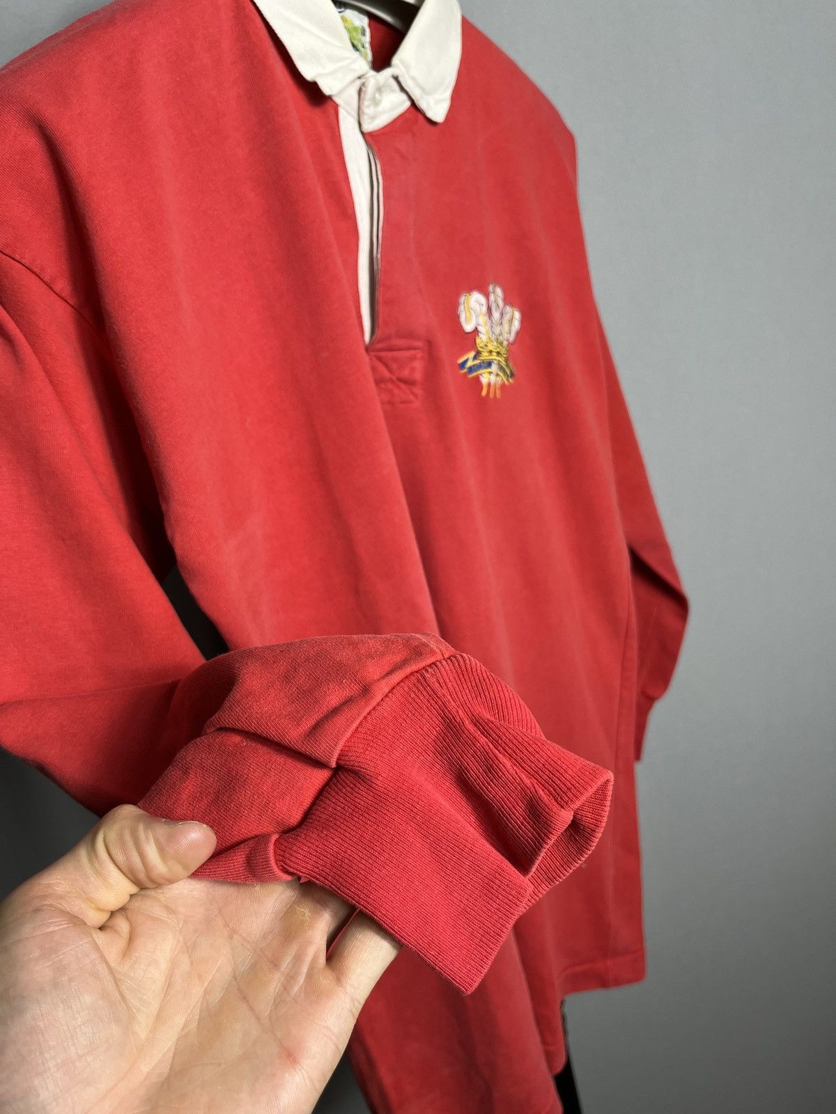 Sports Specialties Jersey Wales Rugby 1983-89 Bukta Vintage Red Polo Rare Size US M / EU 48-50 / 2 - 3 Thumbnail