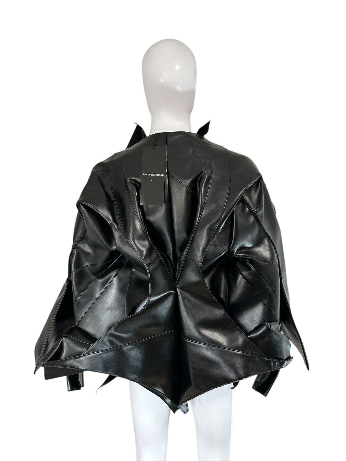 Junya Watanabe JUNYA WATANABE x CDG ASYMMETRICAL BIKER JACKET “BATMAN” 🦇 Size US S / EU 44-46 / 1 - 3 Thumbnail