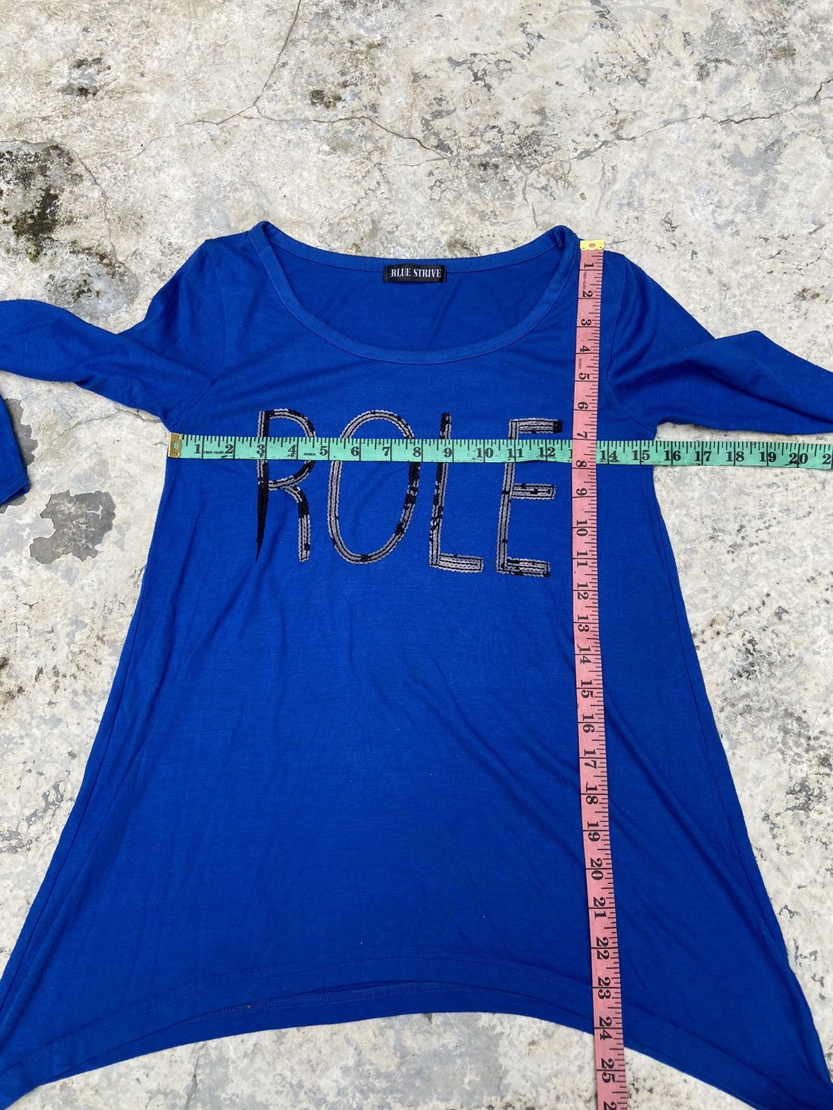 Hysteric Glamour × Japanese Brand 2000s BLUE STRIVE long sleeve Size S / US 4 / IT 40 - 7 Thumbnail