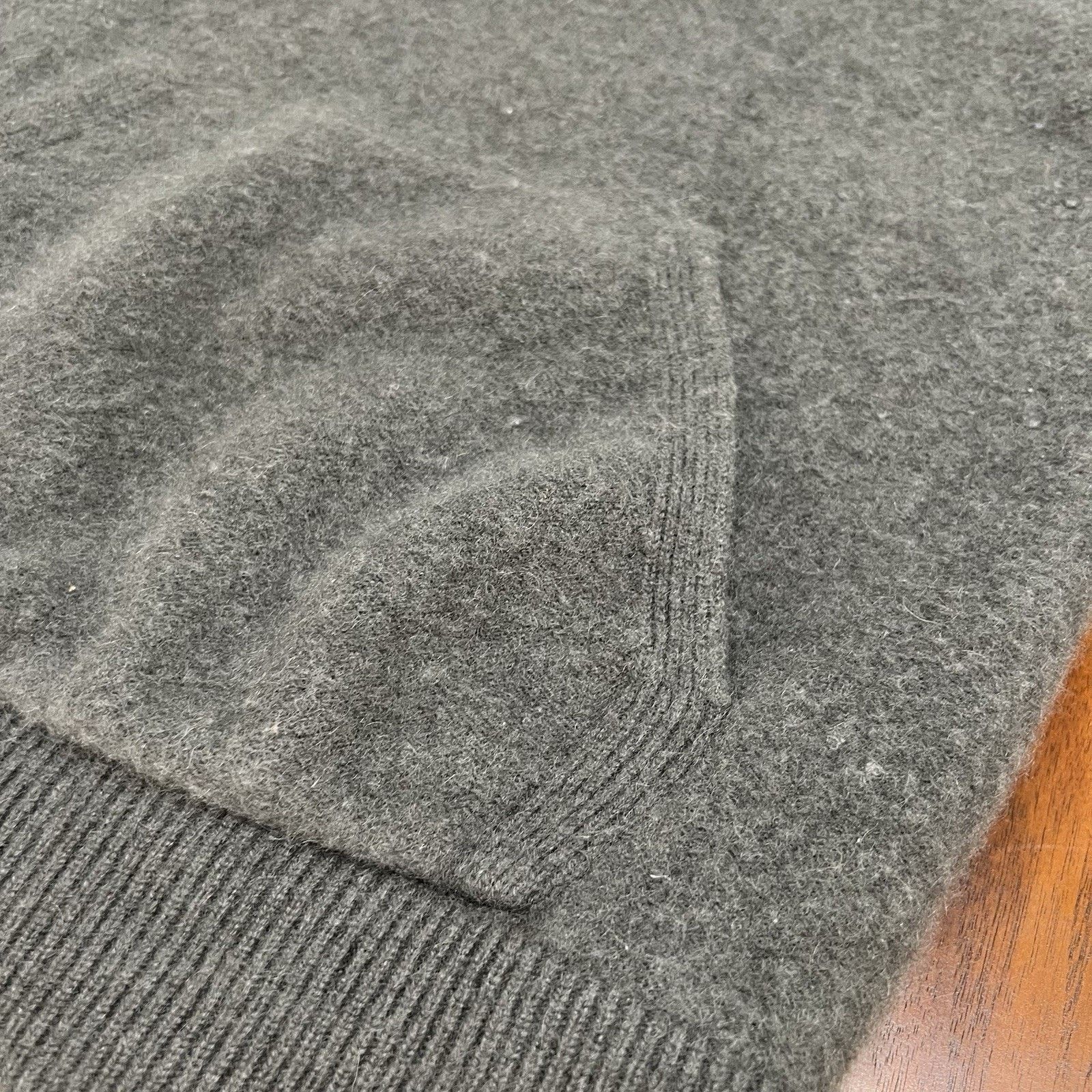 Vince $495 Vince Cashmere Pullover Hoodie Grey XS Women Sweater Size XS / US 0-2 / IT 36-38 - 5 Thumbnail