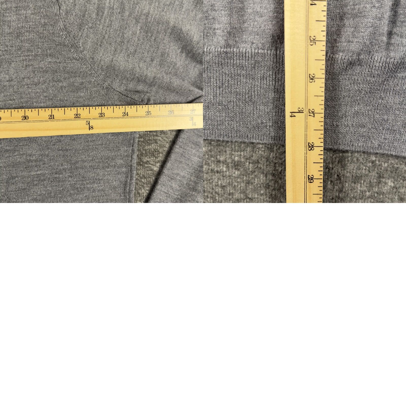 Peter Millar Peter Millar Sweater Mens XL Gray V Neck Merino Wool Silk Knit Lightweight Size US XL / EU 56 / 4 - 8 Thumbnail