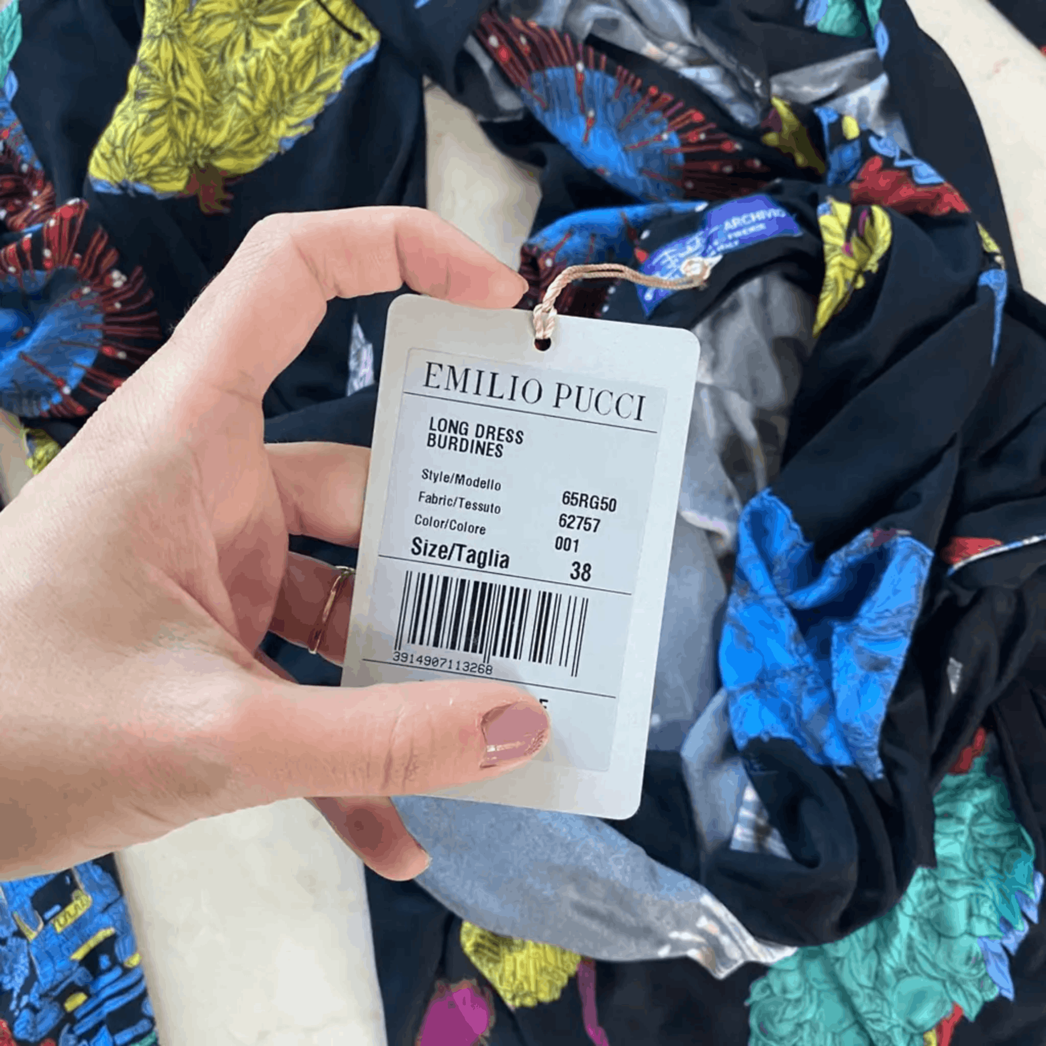 Emilio Pucci Emilio Pucci Archive Long Dress Silk Made in Italy Size US 8 Size M / US 6-8 / IT 42-44 - 5 Thumbnail