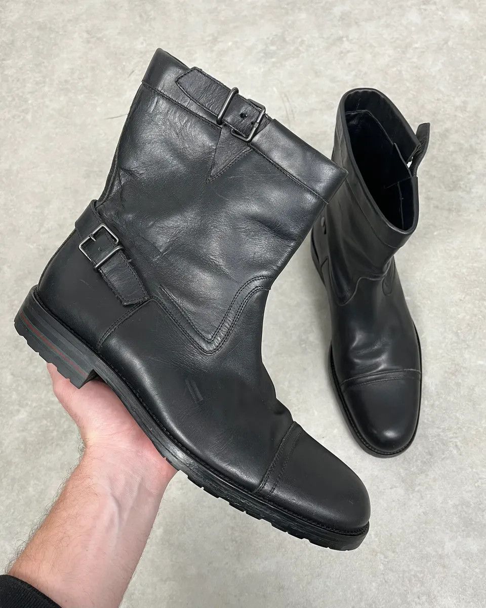 Gucci Gucci Straps Black Leather Boots Size US 8.5 / EU 41-42 - 1 Thumbnail