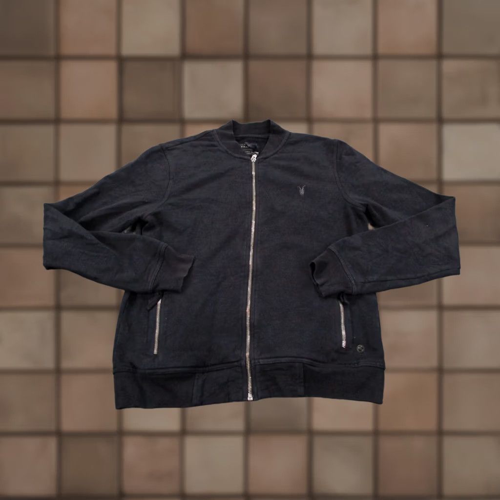 Allsaints AllSaints Jacket Mens S Black Lightweight Windbreaker Logo Pockets Zip Regular Knit Dom: Casual Outdoors Style: Windbreaker Masculine/Mens Size US S / EU 44-46 / 1 - 1 Thumbnail