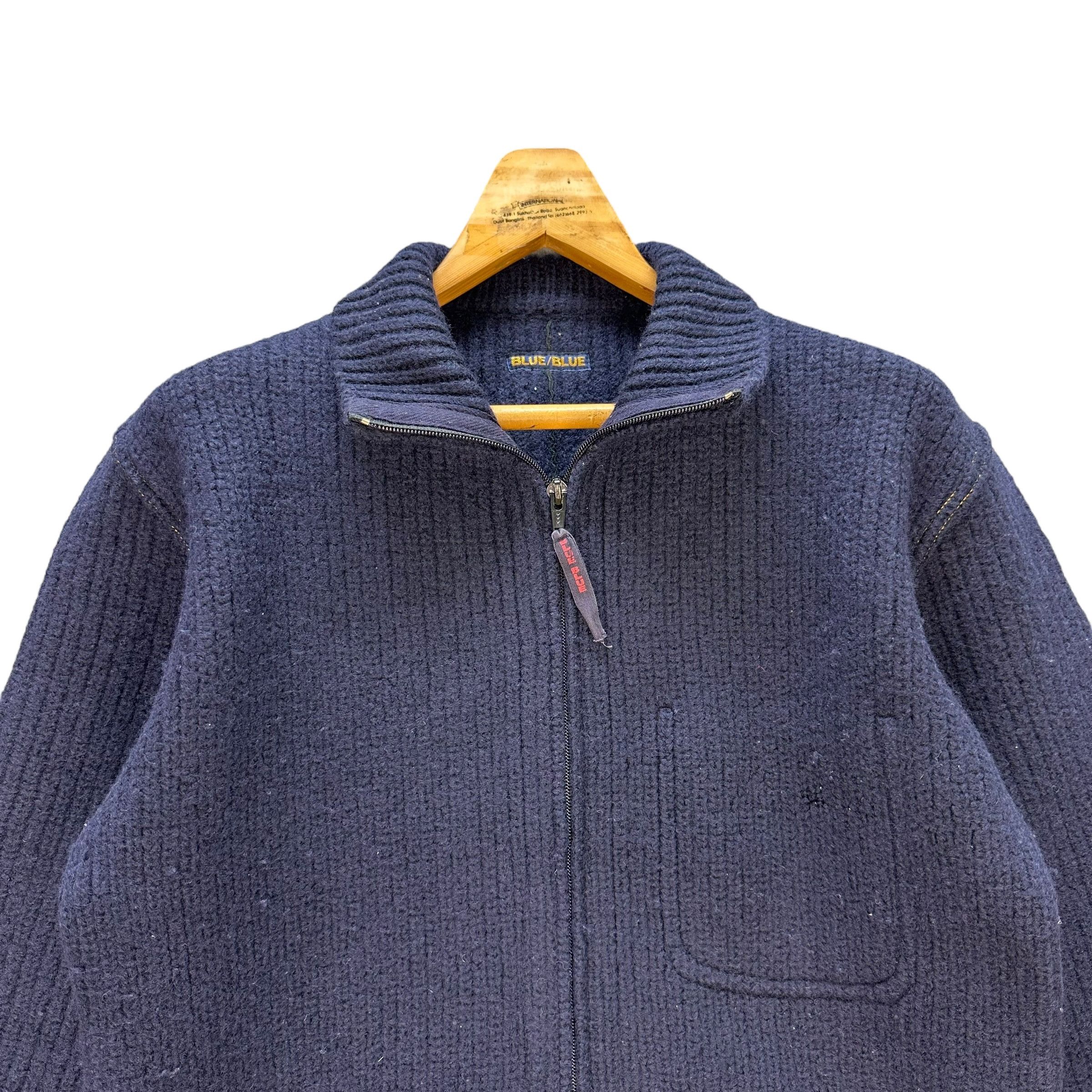 Blue Blue Japan BLUE BLUE Turtle Neck Wool Jacket #9138-61 Size US M / EU 48-50 / 2 - 2 Thumbnail