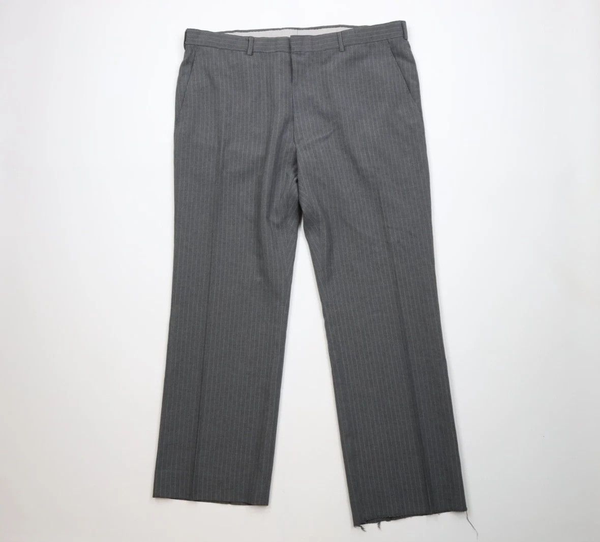 Vintage Vintage 70s Streetwear Knit Striped Wide Leg Chino Pants USA Size US 42 / EU 58 - 1 Thumbnail