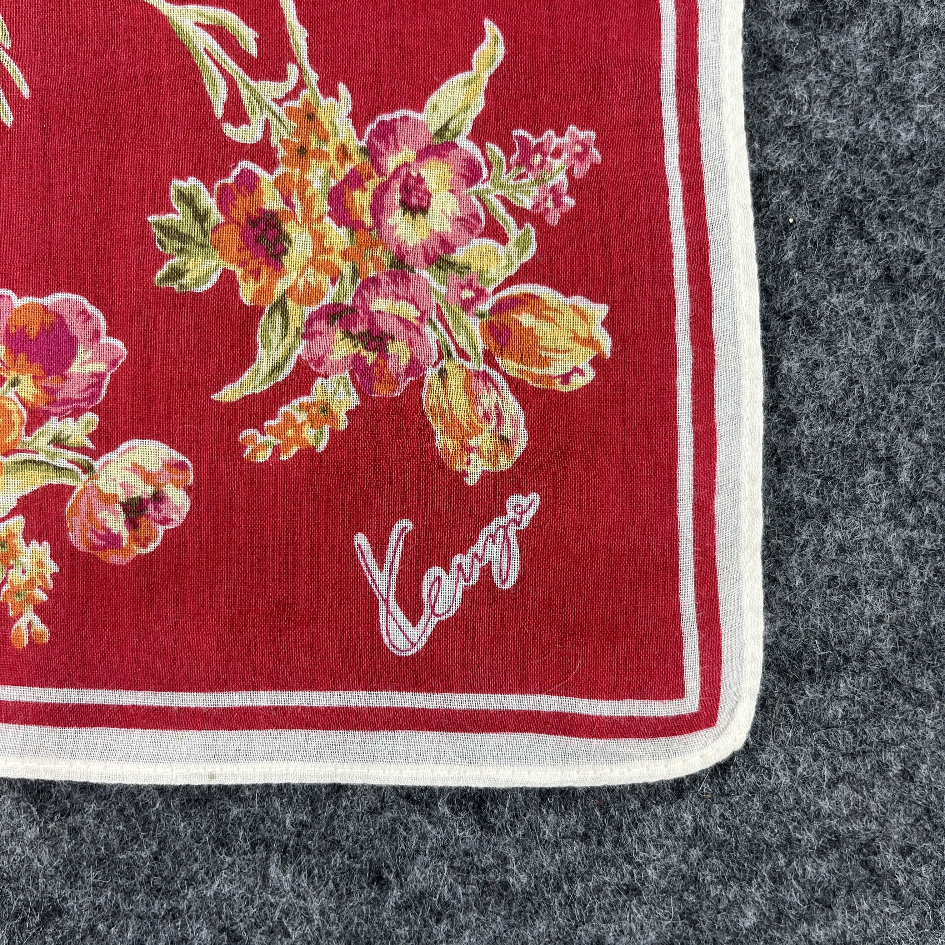 Kenzo × Vintage Kenzo Handkerchief / Bandana / Neckerchief B382 Size ONE SIZE - 2 Thumbnail