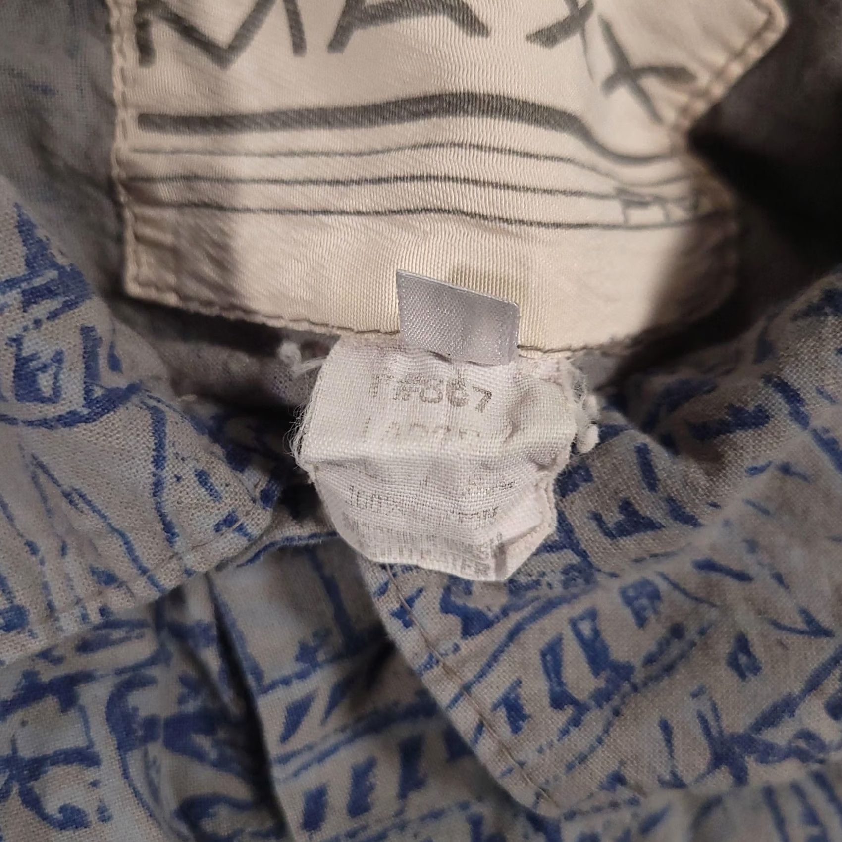 Vintage Maxx Shirt Mens Large Blue Surfboard Print Short Sleeve Button Up Beach Cotton Graphic Print Shirt Size US L / EU 52-54 / 3 - 5 Thumbnail
