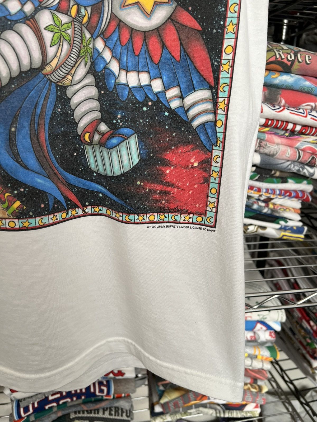 Band Tees 1999 Jimmy Buffett Beach House on the Moon Tour Tee Size US M / EU 48-50 / 2 - 3 Thumbnail