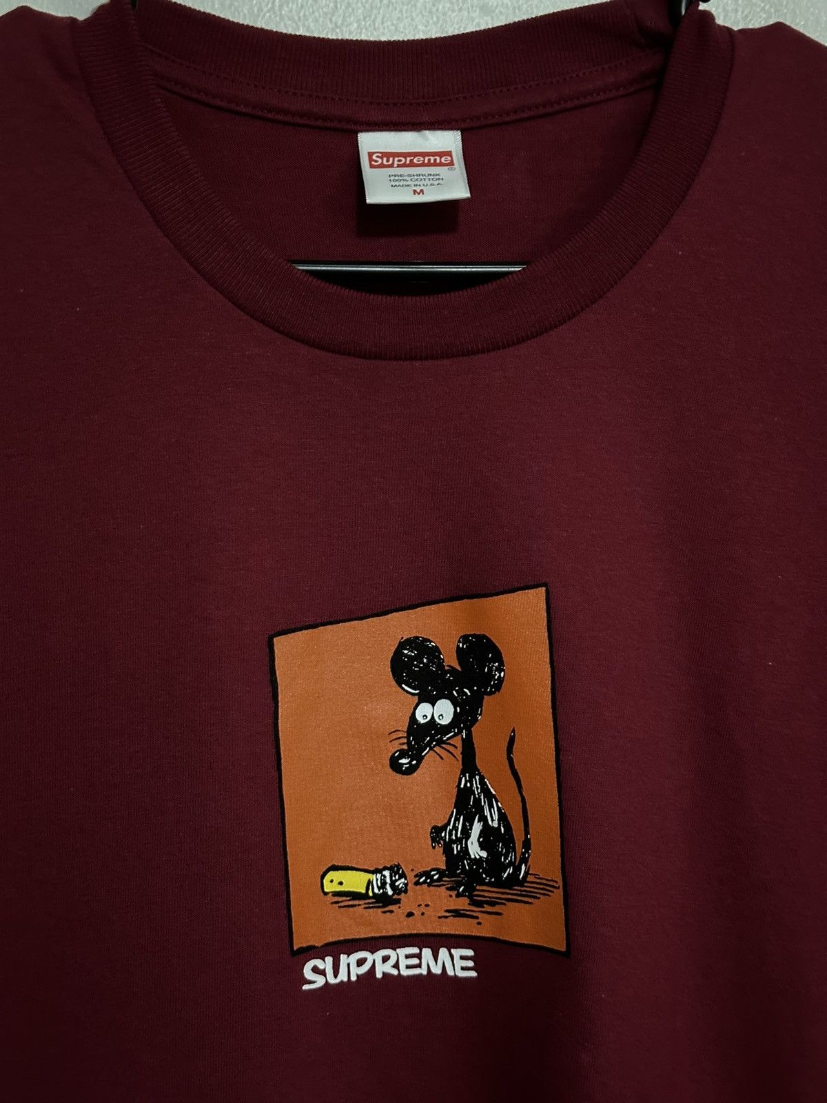 Supreme Supreme Mouse Tee Size US M / EU 48-50 / 2 - 2 Thumbnail