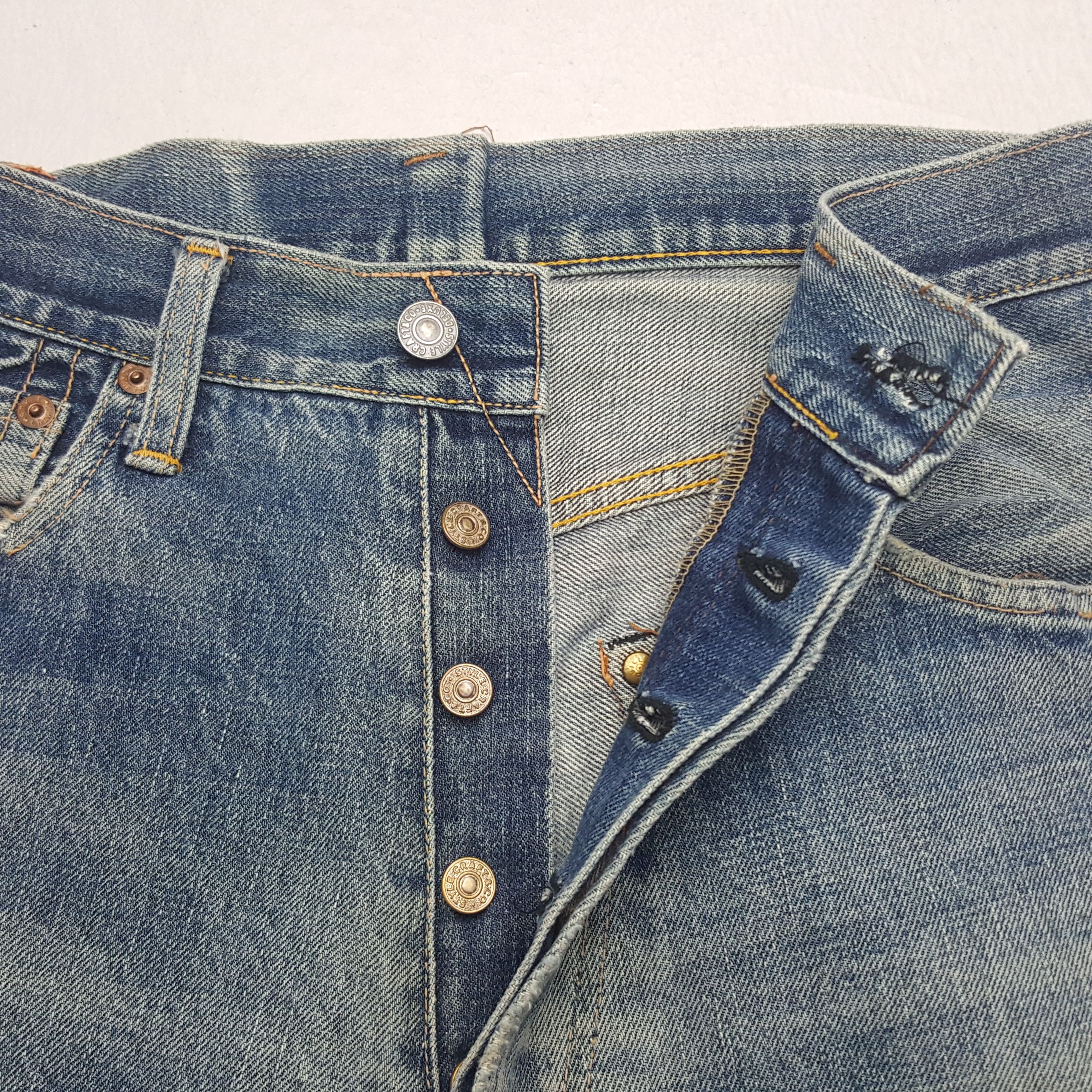 Evisu × Japanese Brand × Vintage Vintage Evisu Selvedge Japanese Daicock Custom Denim Jeans Size US 30 / EU 46 - 7 Thumbnail