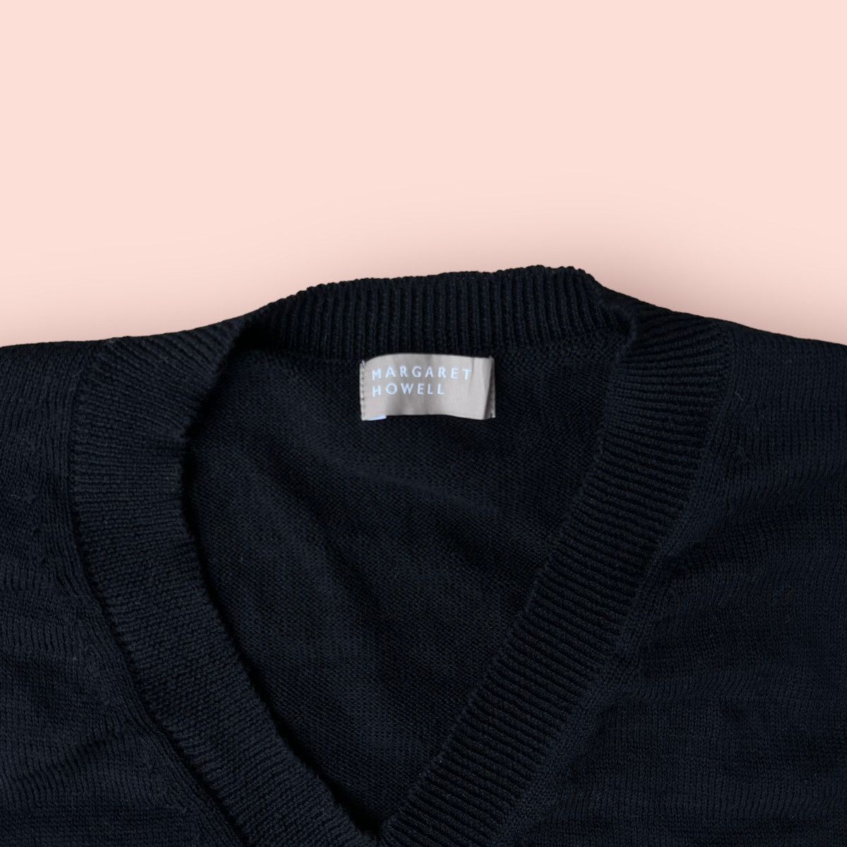 Le Grande Bleu (L.G.B.) × Margaret Howell VINTAGE MARGARET HOWELL MHL JAPAN KNITTED VEST Size US M / EU 48-50 / 2 - 6 Thumbnail