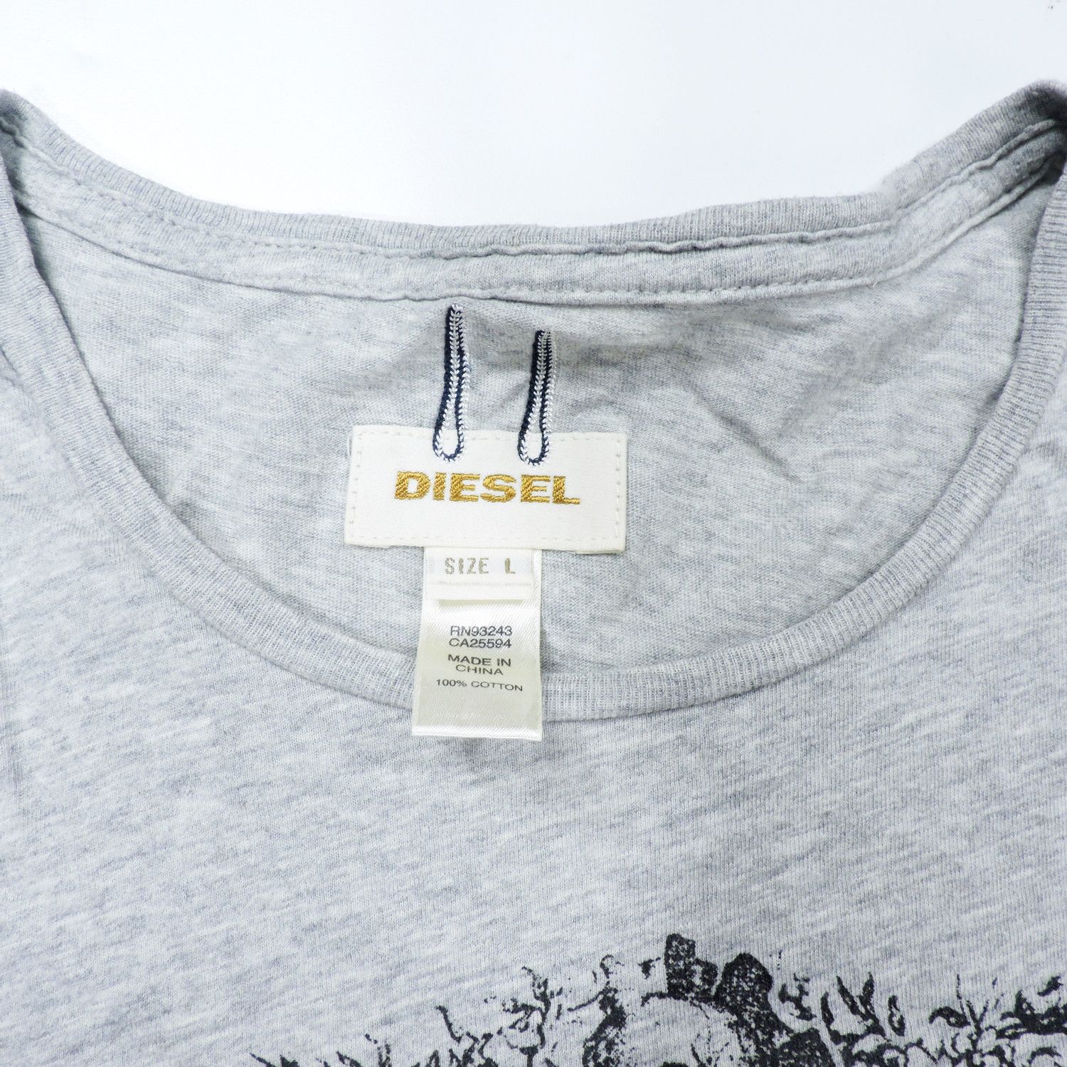 Diesel DIESEL SKULL MIRROR CODE 117 T-SHIRT Size US L / EU 52-54 / 3 - 3 Thumbnail