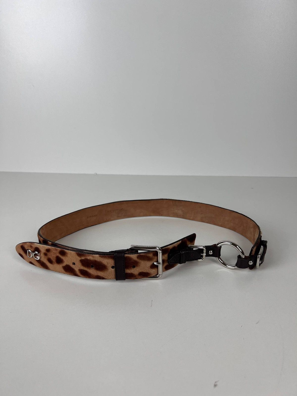 Dolce & Gabbana Dolce Gabbana Leopard leather belt woman Size ONE SIZE - 1 Thumbnail