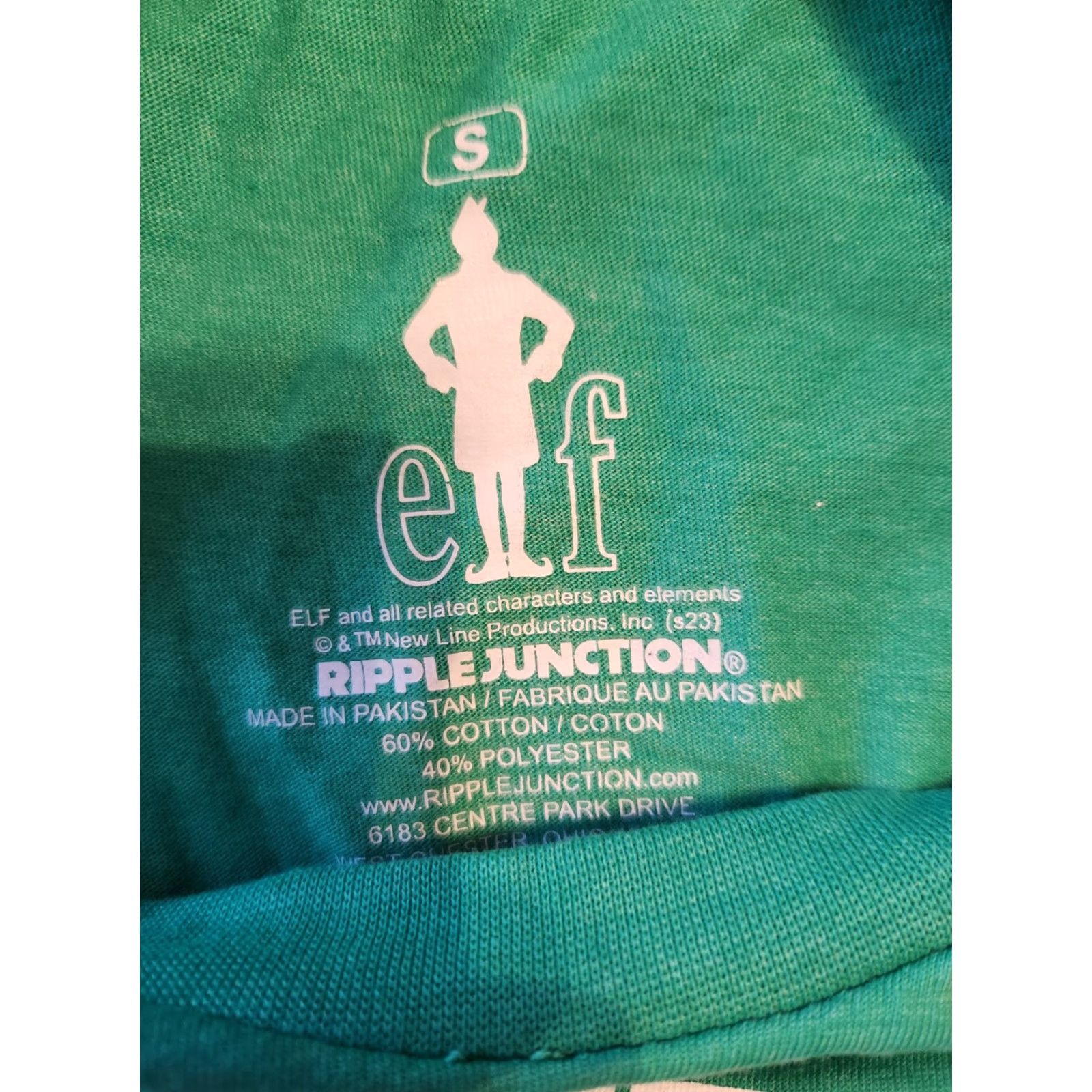 Ripple Junction Will Farrell ELF Santa I Know Him CHRISTMAS T-Shirt MENS Small Size US S / EU 44-46 / 1 - 2 Thumbnail