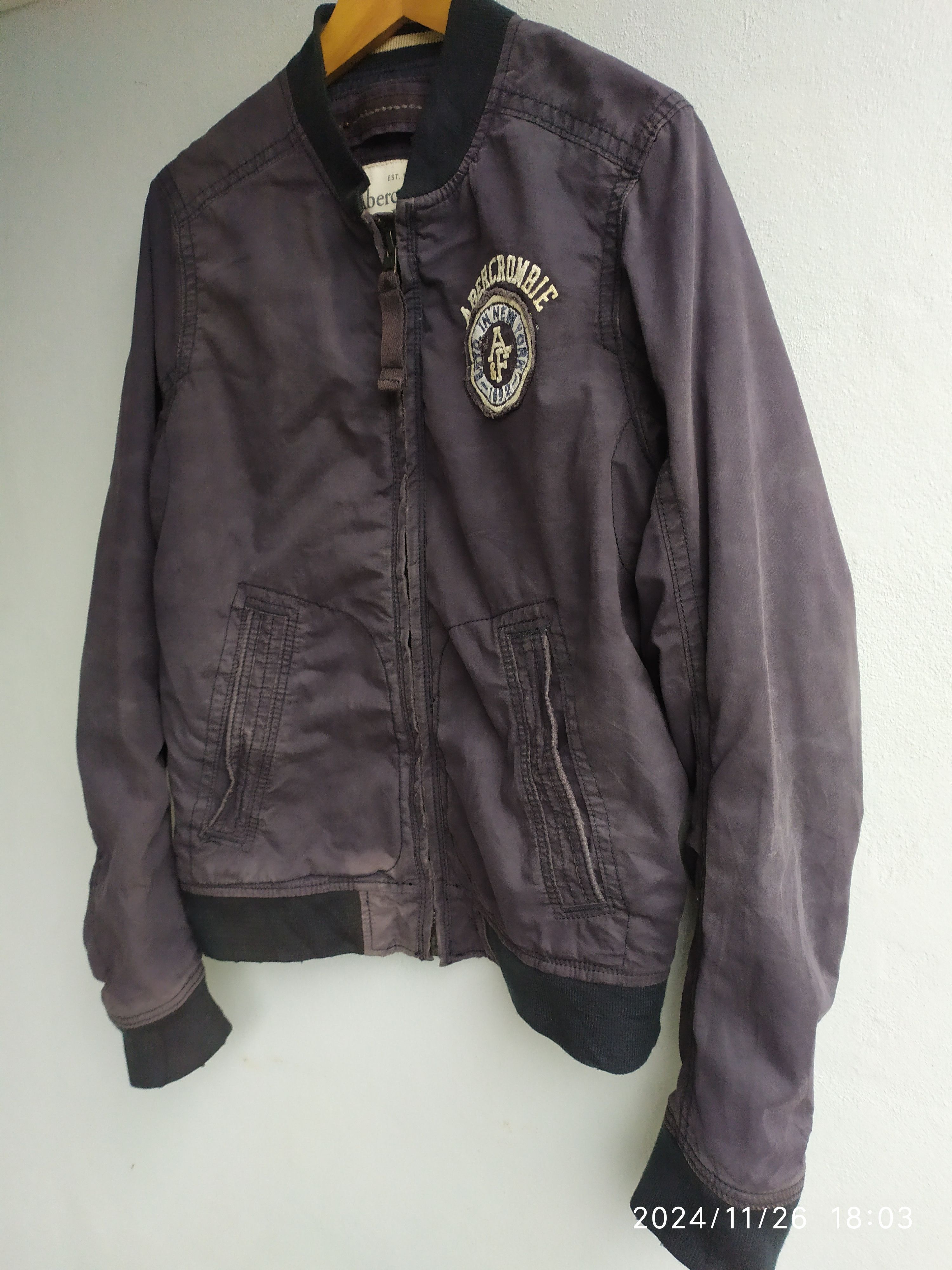 Japanese Brand Vintage Y2K Abercombie & Fitch Bull point Jacket Size US M / EU 48-50 / 2 - 7 Thumbnail