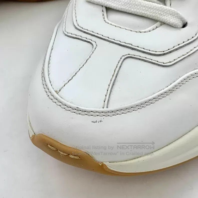 Gucci Gucci White logo letter lace-up sneakers dad shoes Size US 7.5 / IT 37.5 - 8 Thumbnail