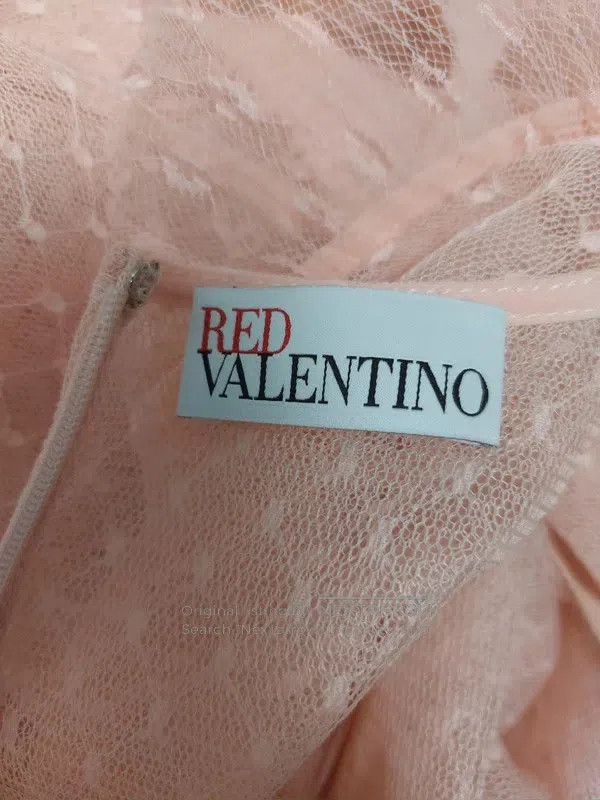 Valentino Valentino Pink studded beaded short-sleeved dress Size L / US 10 / IT 46 - 6 Thumbnail
