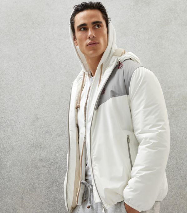 Brunello Cucinelli Jacket in Open White Size US XXL / EU 58 / 5 - 4 Thumbnail