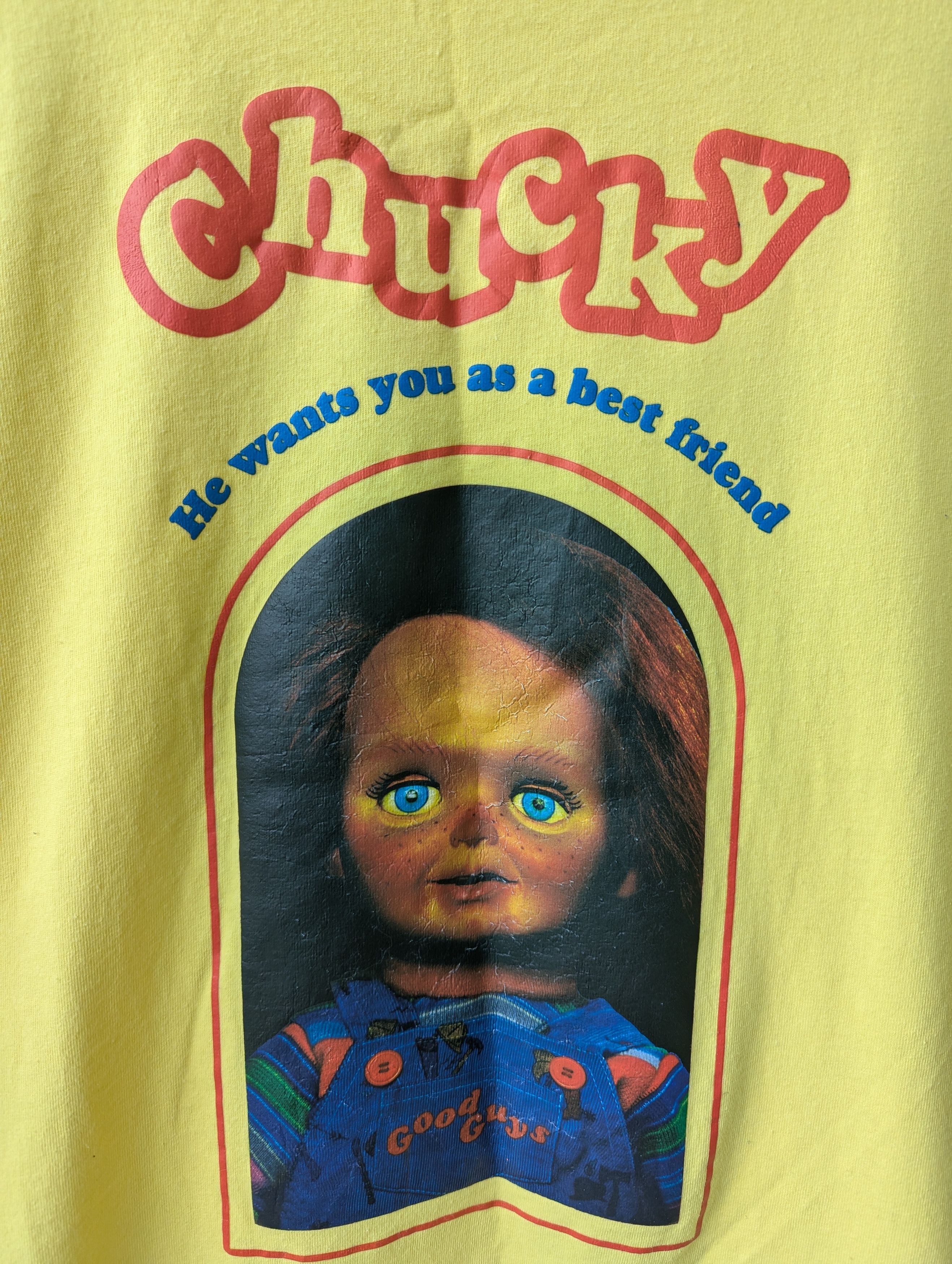 Vintage Child's Play Chucky Movie Tshirt Size US L / EU 52-54 / 3 - 6 Thumbnail