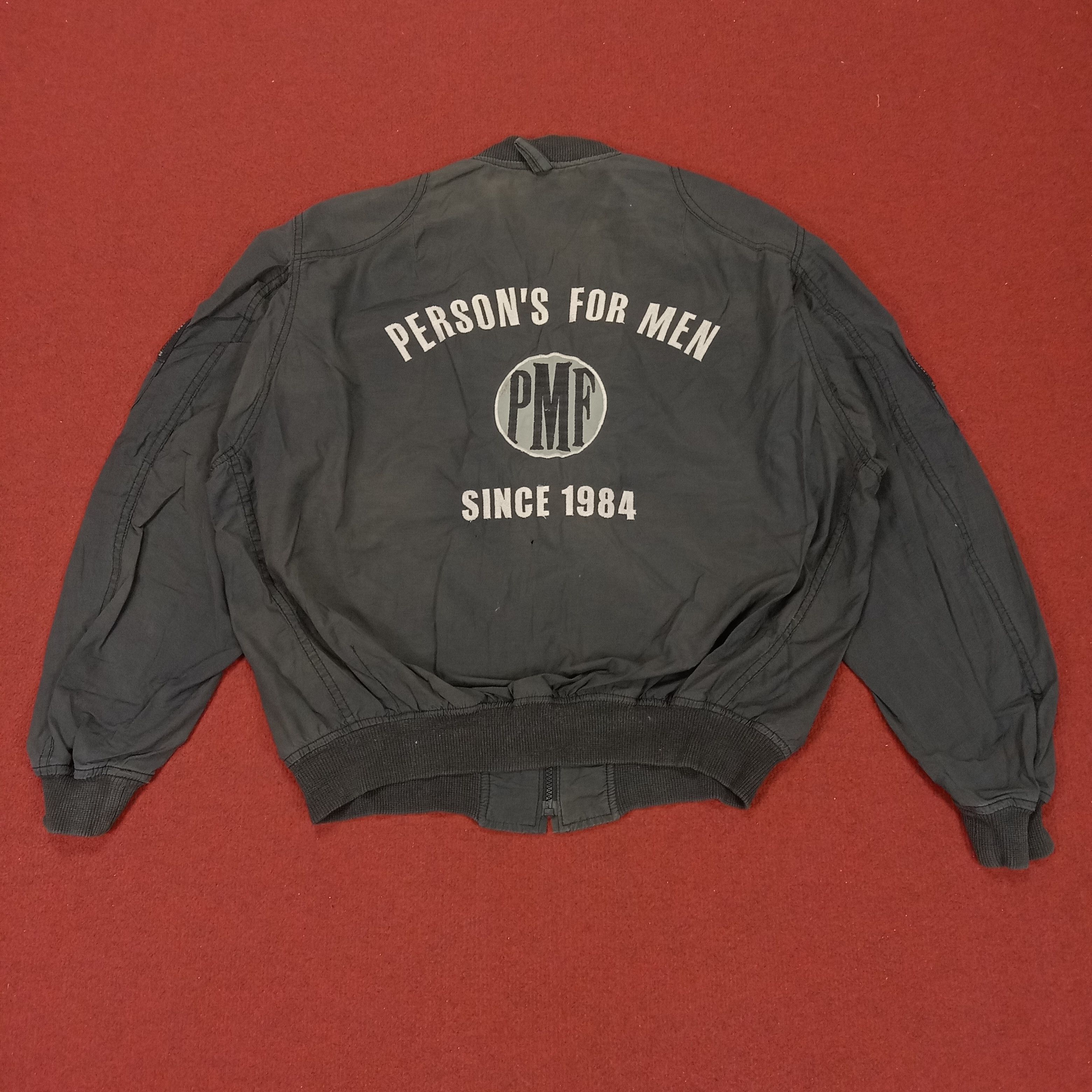 image of Persons x Vintage Person's For Men Pocket Design Style Jacket Dp1 in Black (Size XL)