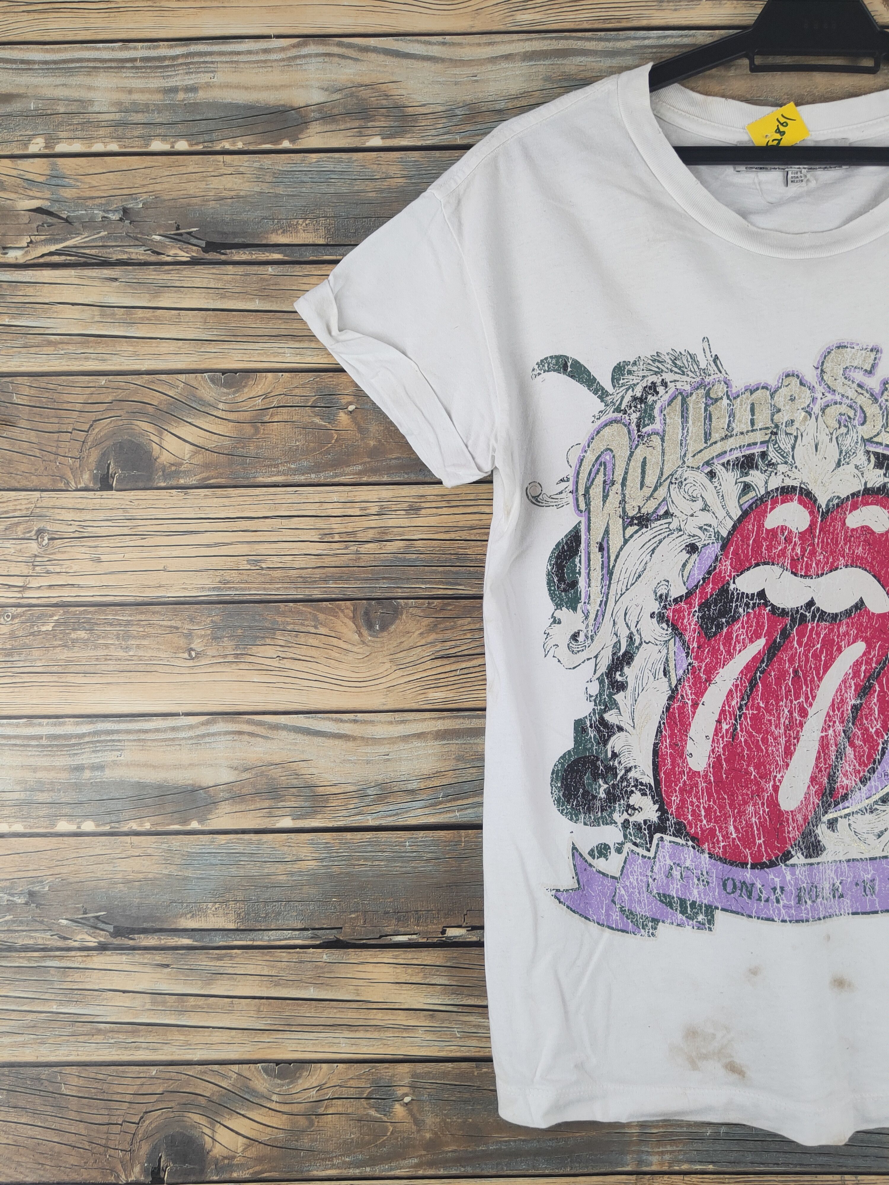 The Rolling Stones The Rolling Stones White Short Sleeve T-shirts #S 2861 Size S / US 4 / IT 40 - 4 Thumbnail