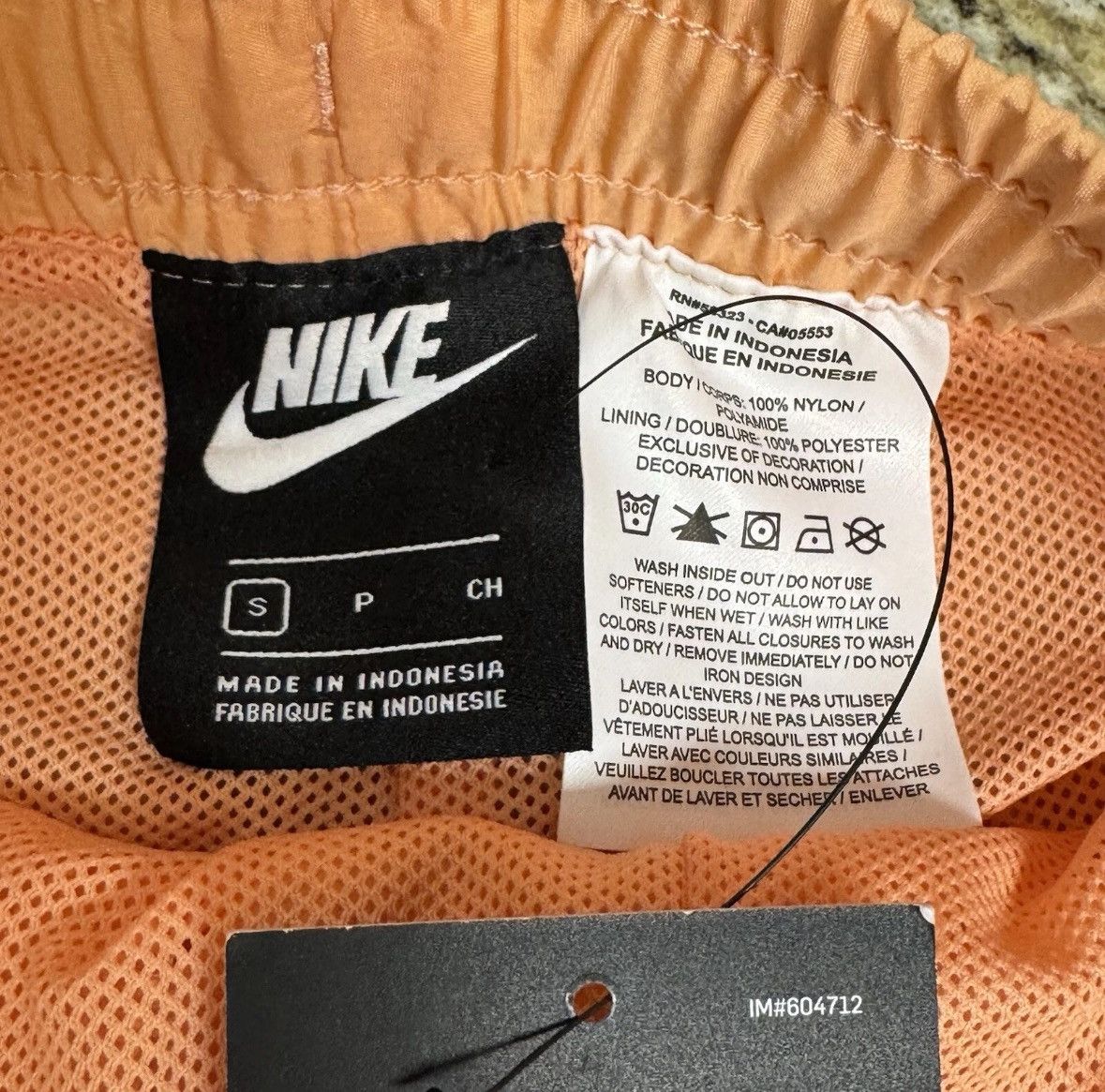 Nike Nike Alumni Woven Flow Nylon Water Short Peach Apricot Agate Size US 30 / EU 46 - 11 Thumbnail