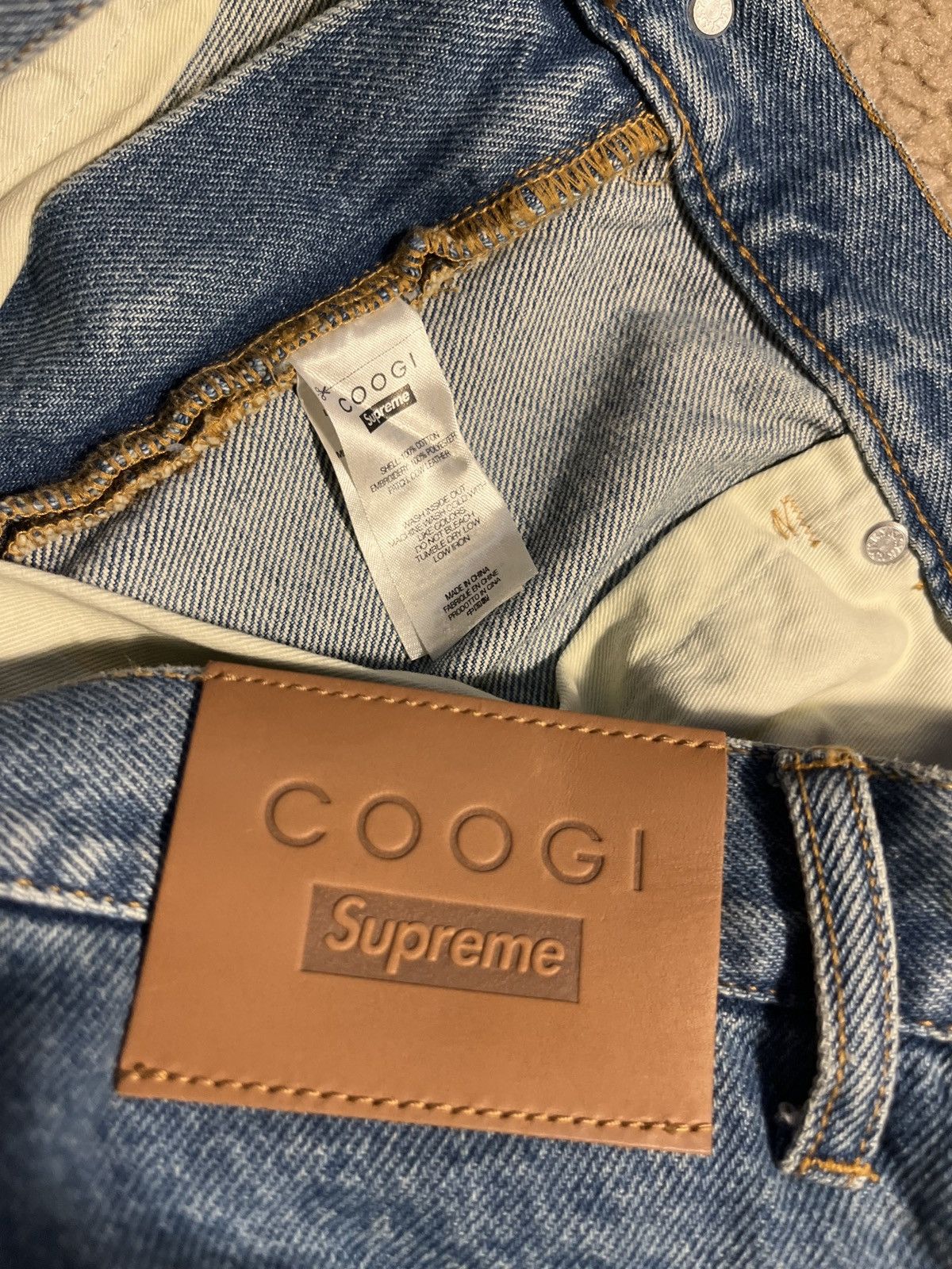 Coogi × Supreme Supreme x Coogi blue jeans sz 34 Size US 34 / EU 50 - 5 Thumbnail
