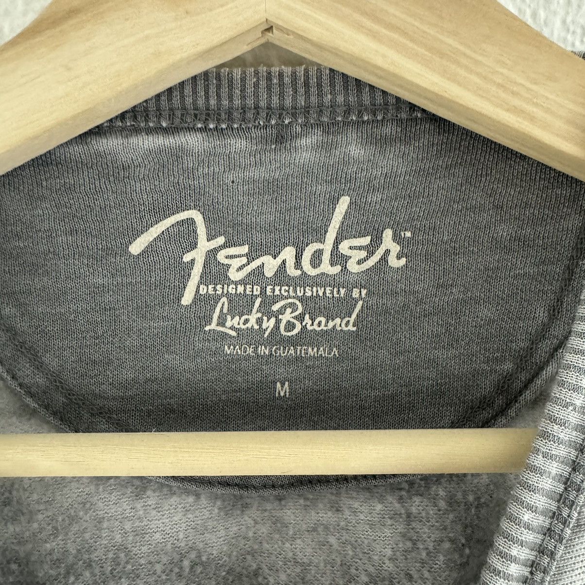 Lucky Brand LUCKY BRAND Grey Fender Skull Rock N Roll Burnout Sweatshirt Size US M / EU 48-50 / 2 - 8 Thumbnail