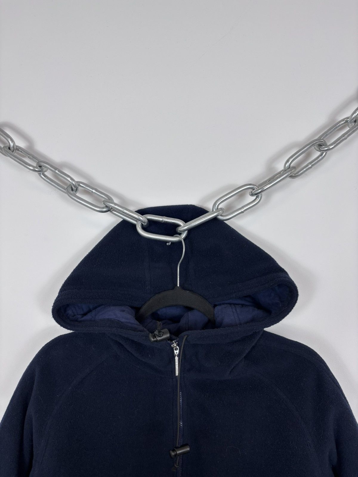 Valentino Vintage Valentino Sport Women’s Navy Blue Hooded Jacket Size S / US 4 / IT 40 - 3 Thumbnail