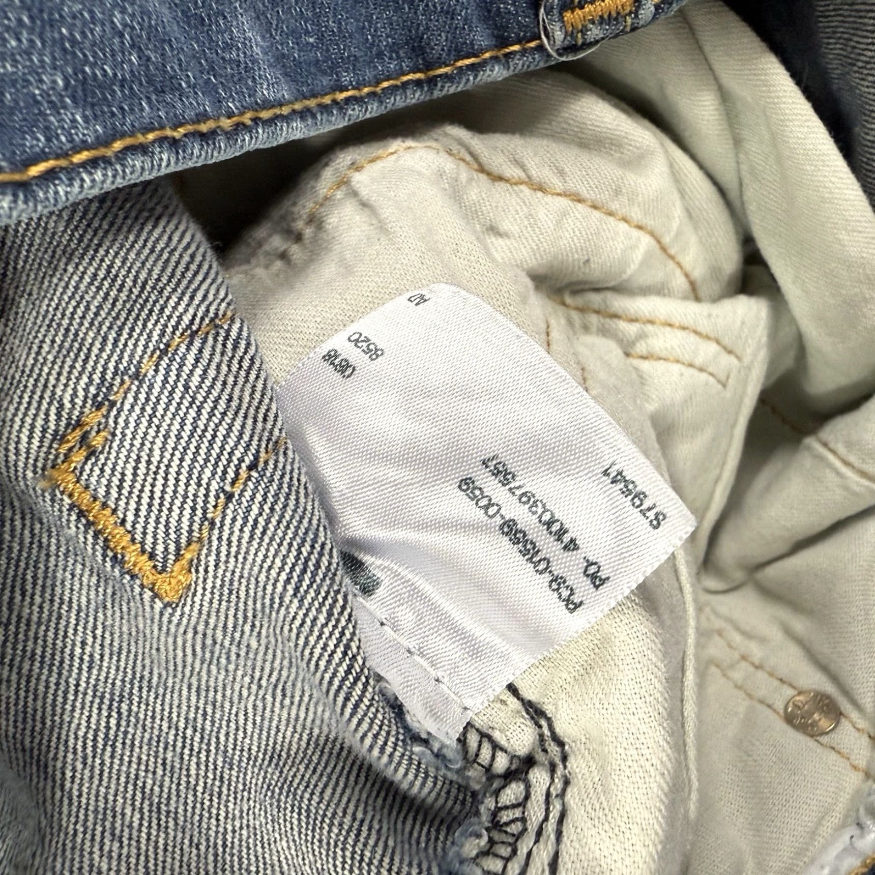 Levi's Levi's 559 Relaxed Straight Fit Stretch Blue Denim Jeans Mens Size 44 x 30 Size US 44 / EU 60 - 2 Thumbnail