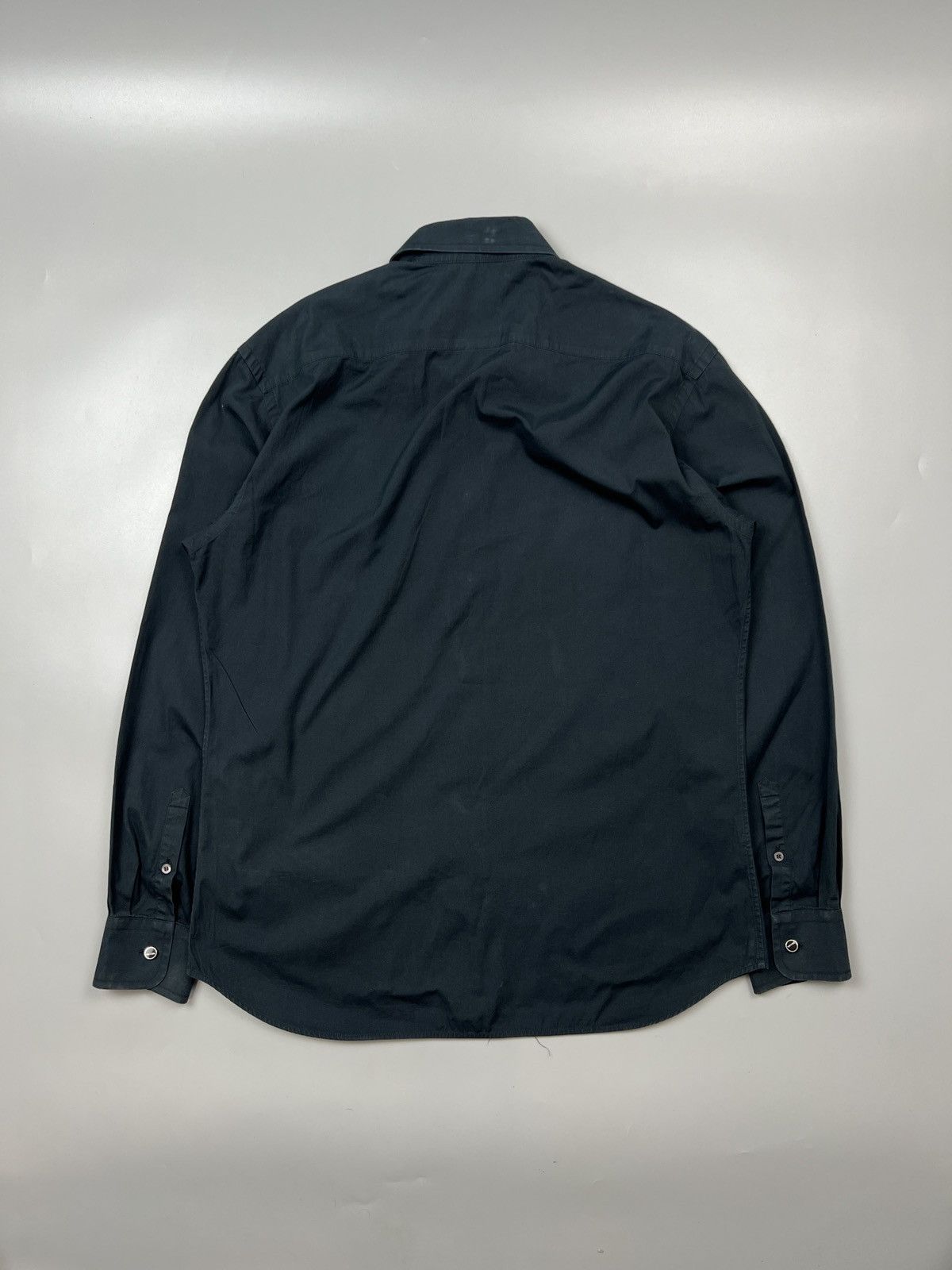 Prada Prada Black Cotton Shirt (Y0437) Size US XXL / EU 58 / 5 - 10 Thumbnail