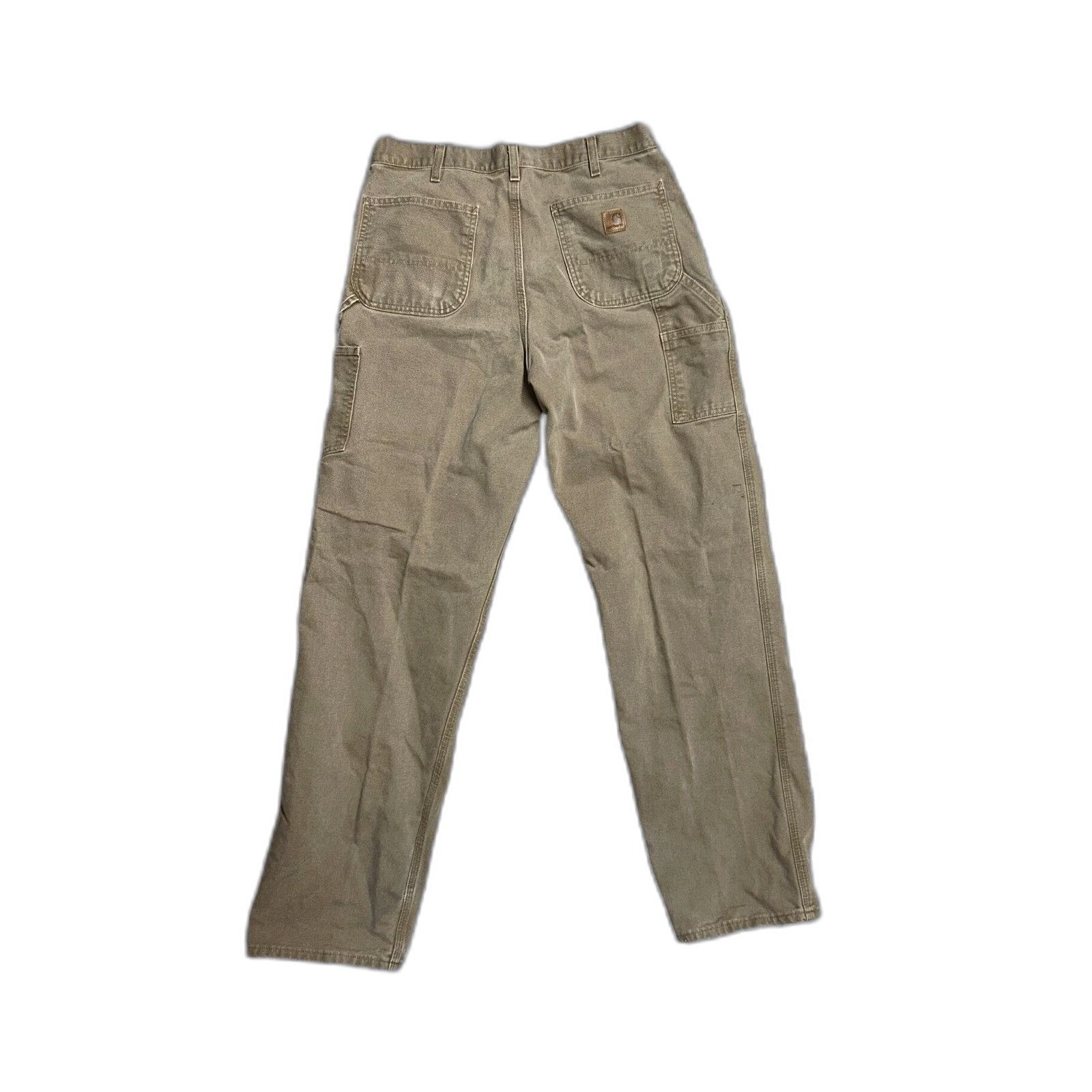 Carhartt Carhartt Pants Mens 36x35 Brown Duck Canvas Carpenter Dungar Size US 36 / EU 52 - 1 Thumbnail