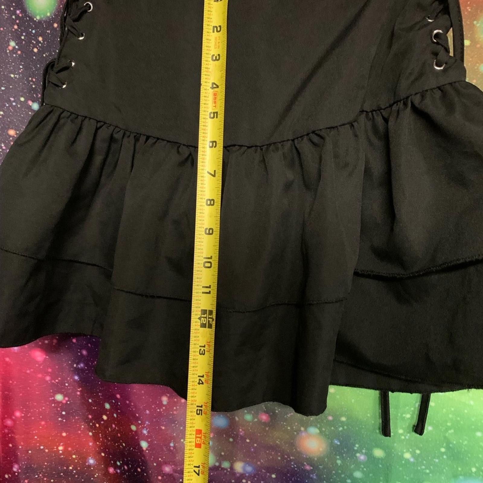 Designer Elegant Black Women's Skirt Size 26" / US 2 / IT 38 - 5 Thumbnail