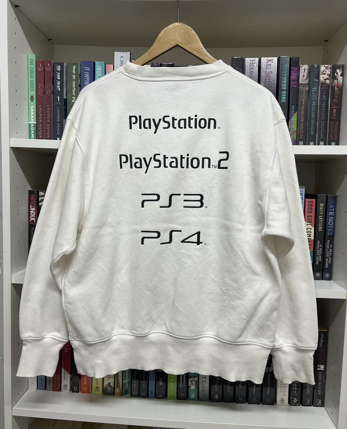image of 2019 Playstation Sweatshirt in White, Men's (Size Medium)