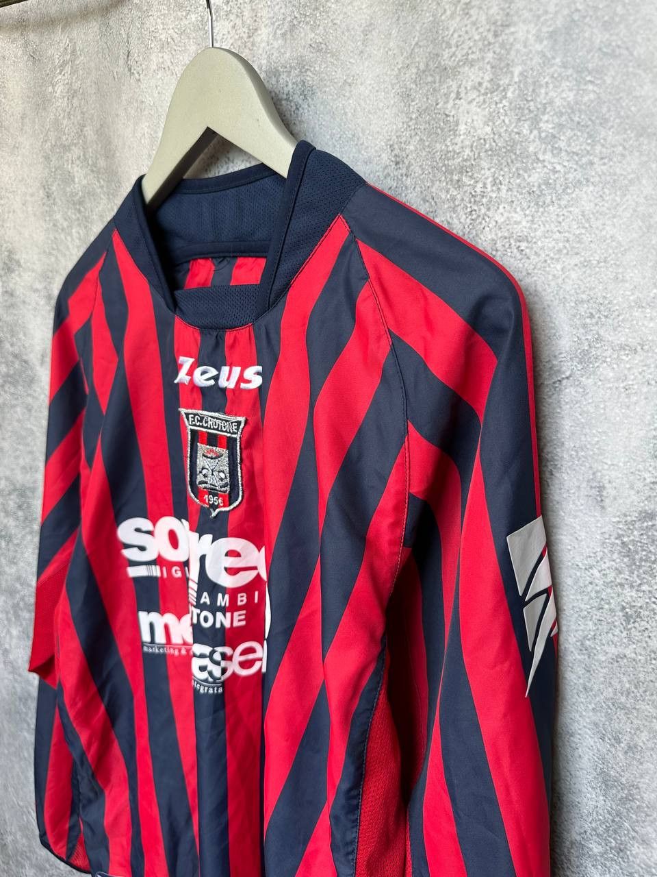 Other FC Crotone Zeus 2006-07 Home Shirt Jersey LS Striped Size US M / EU 48-50 / 2 - 6 Thumbnail
