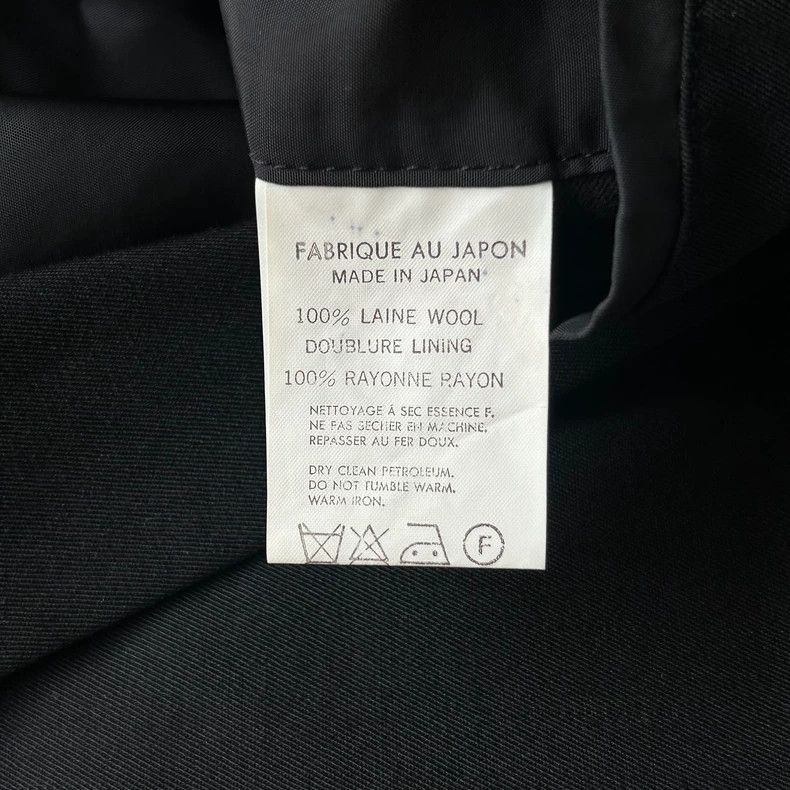 Yohji Yamamoto Yohji Yamamoto size m 92ss blue stripe trim blazer 2505-Ne Size 38R - 7 Thumbnail