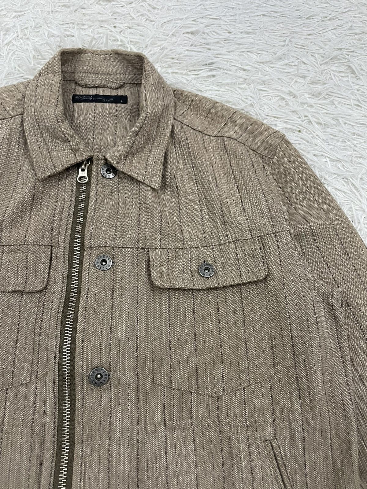 Japanese Brand MODERM Personality Pursuing Type Buttons & Zipper Jacket Size US L / EU 52-54 / 3 - 6 Thumbnail
