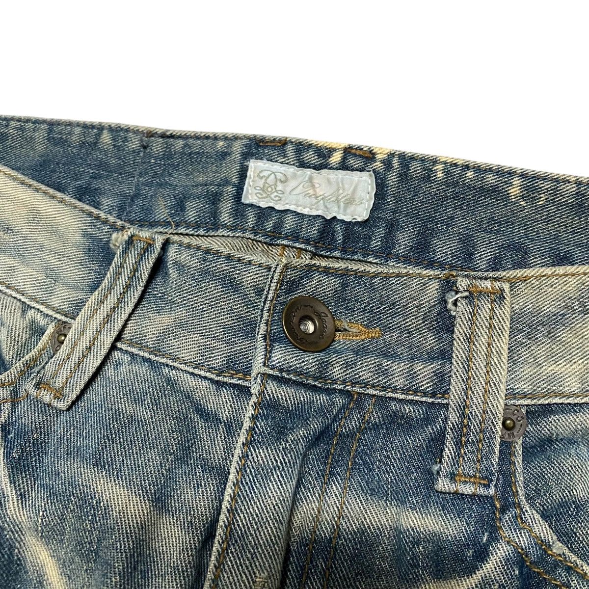 Japanese Brand LAX OUTFITTERS Denim Clawmark Distressed Jeans Size US 30 / EU 46 - 6 Thumbnail
